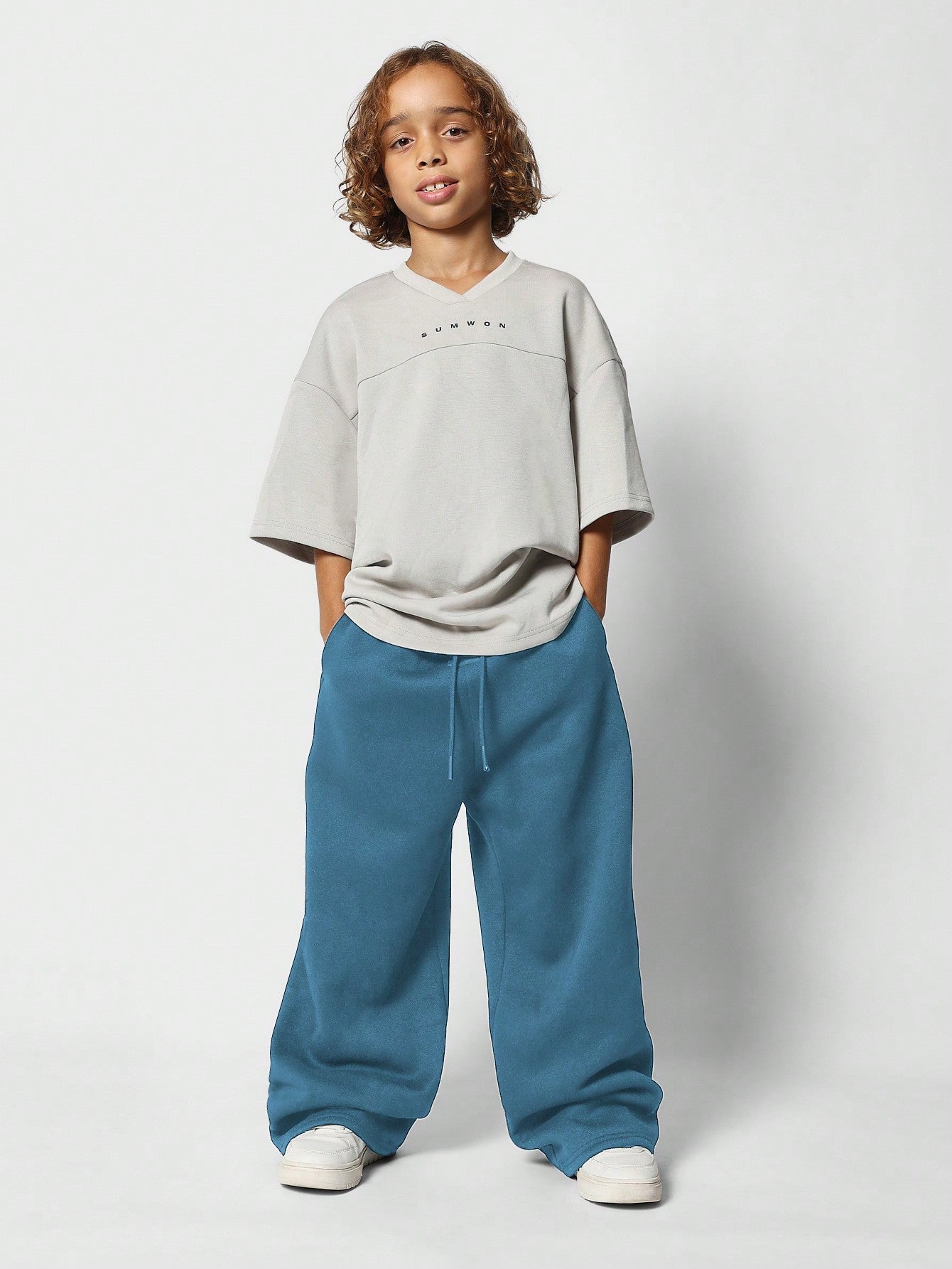 Tween Boys Drop Crotch Baggy Fit Sweatpants