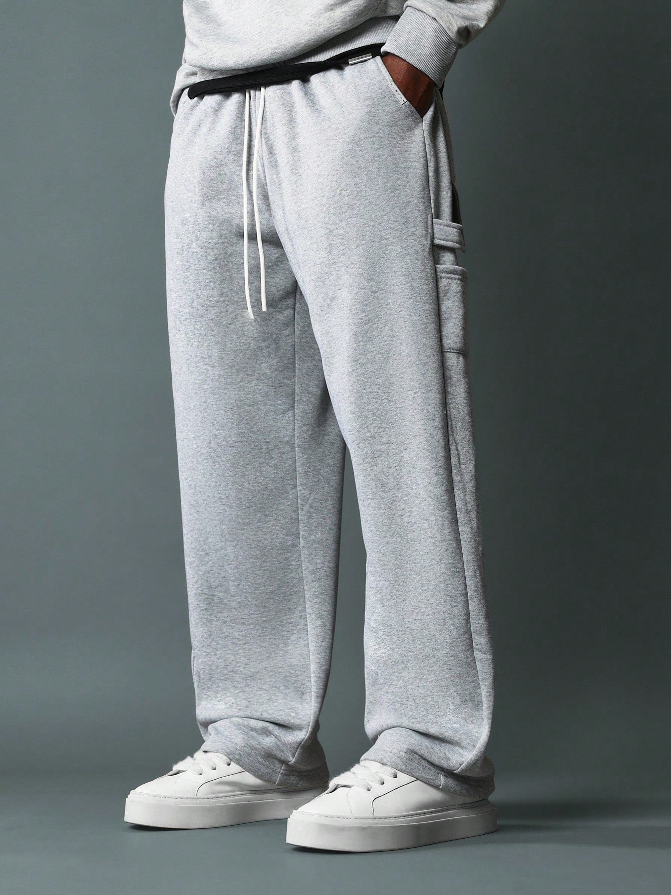 Skater Fit Carpenter Sweatpants With Drawstrings