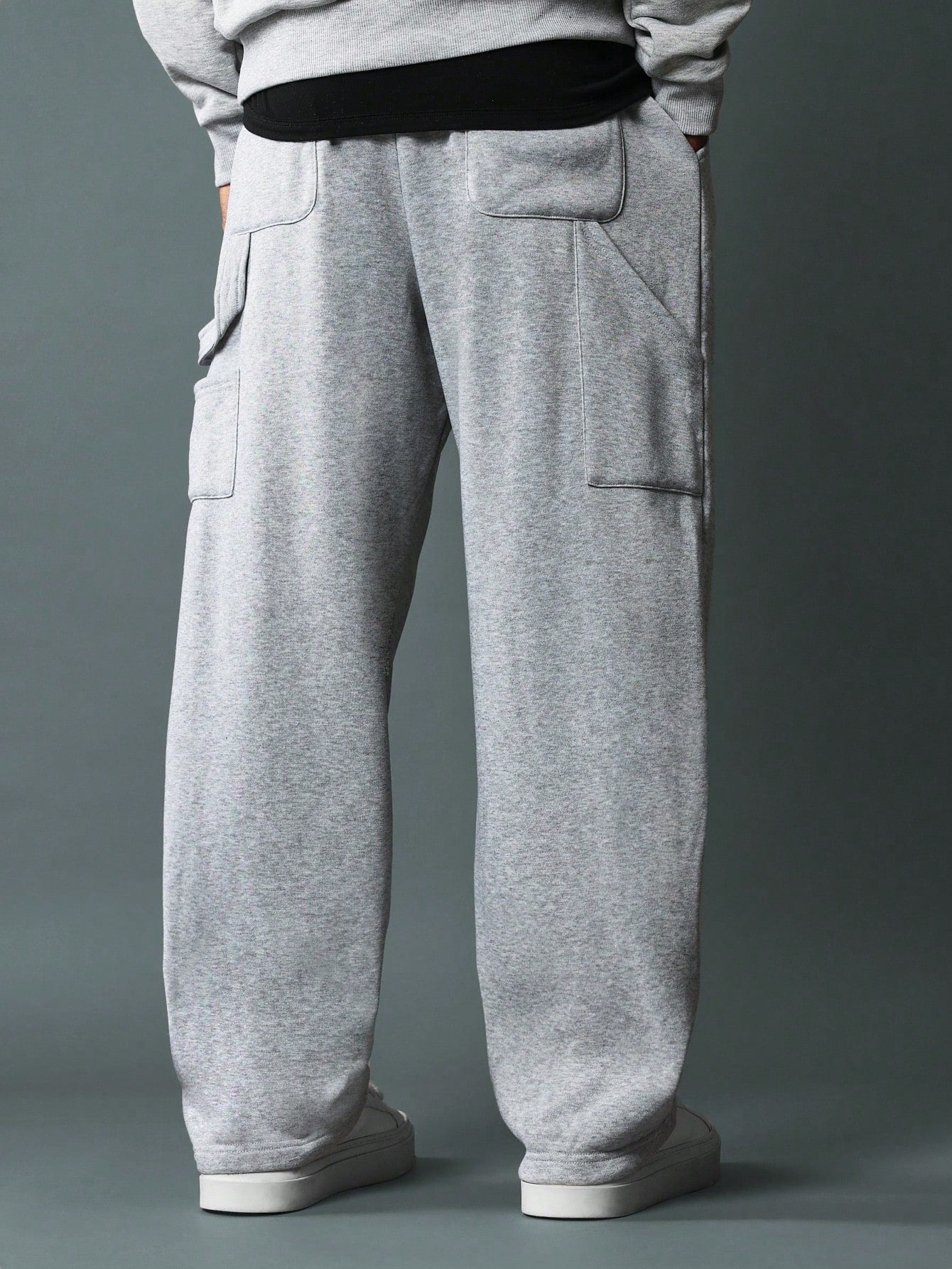 Skater Fit Carpenter Sweatpants With Drawstrings