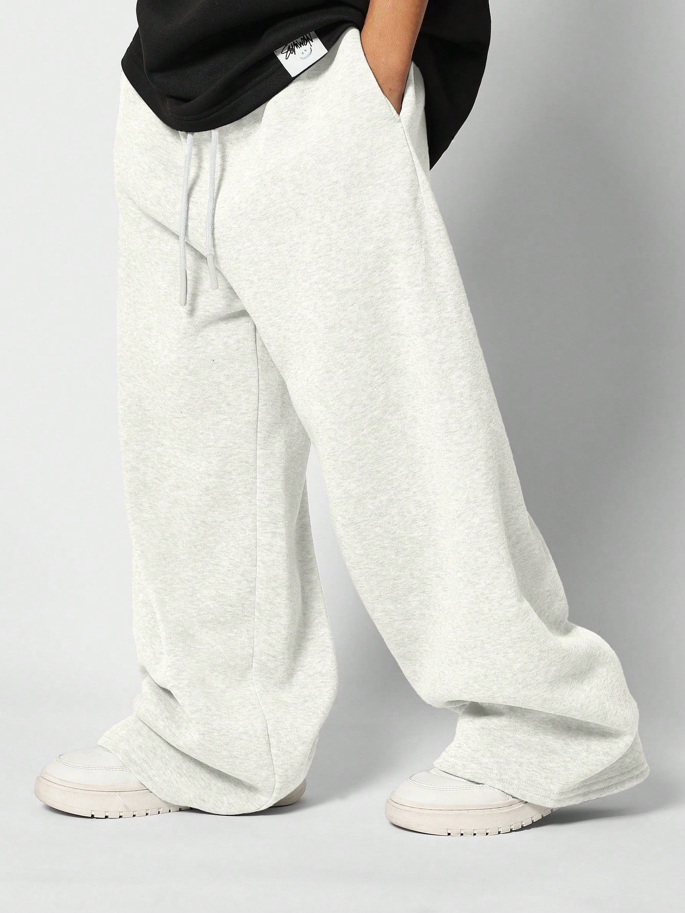 Tween Boys Drop Crotch Baggy Fit Sweatpants