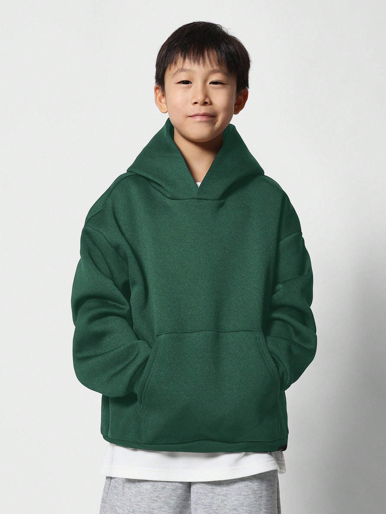 Tween Boys Comfy Regular Fit Overhead Essential Hoodie