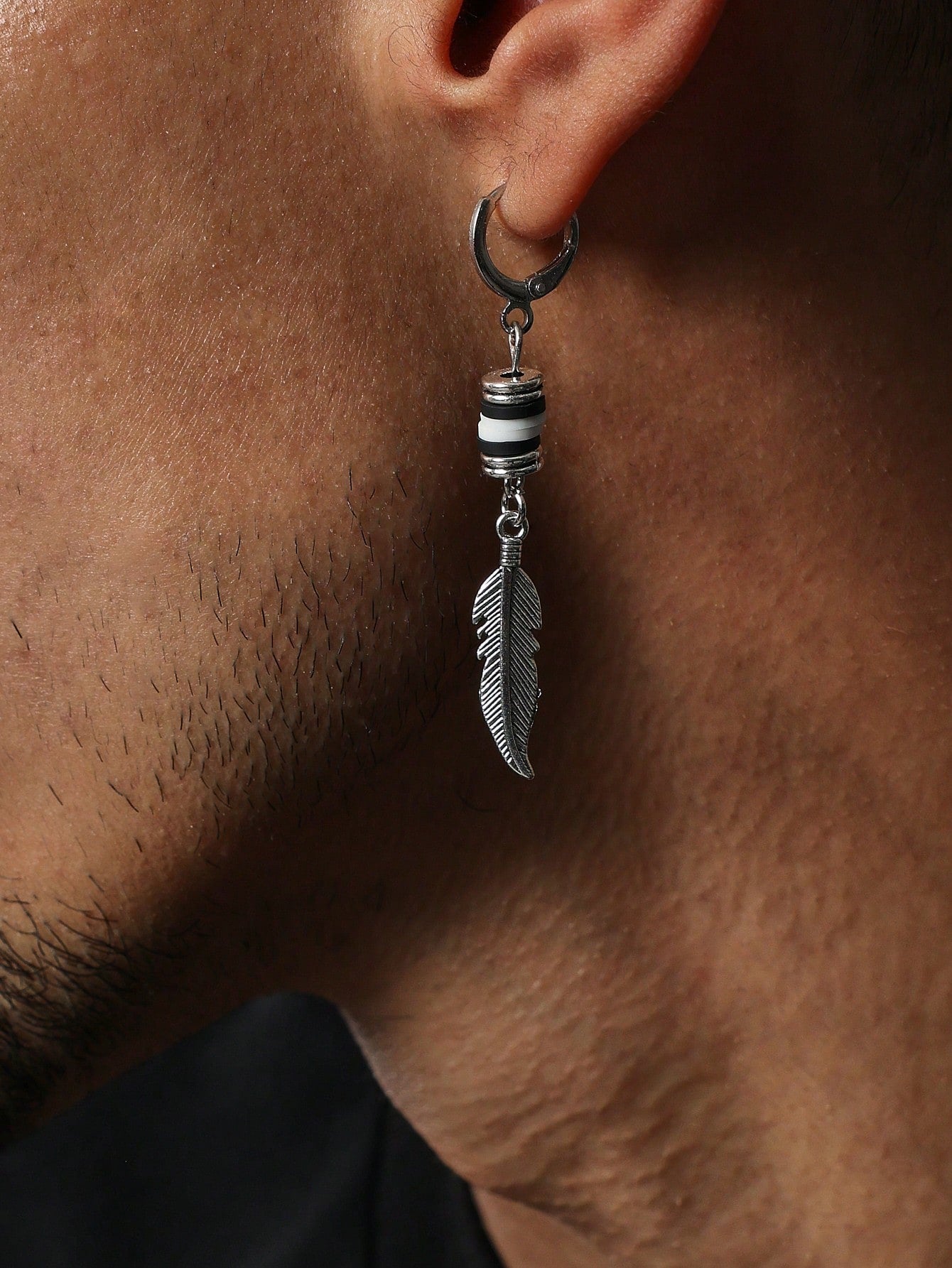 Sterling Silver Feather Earrings