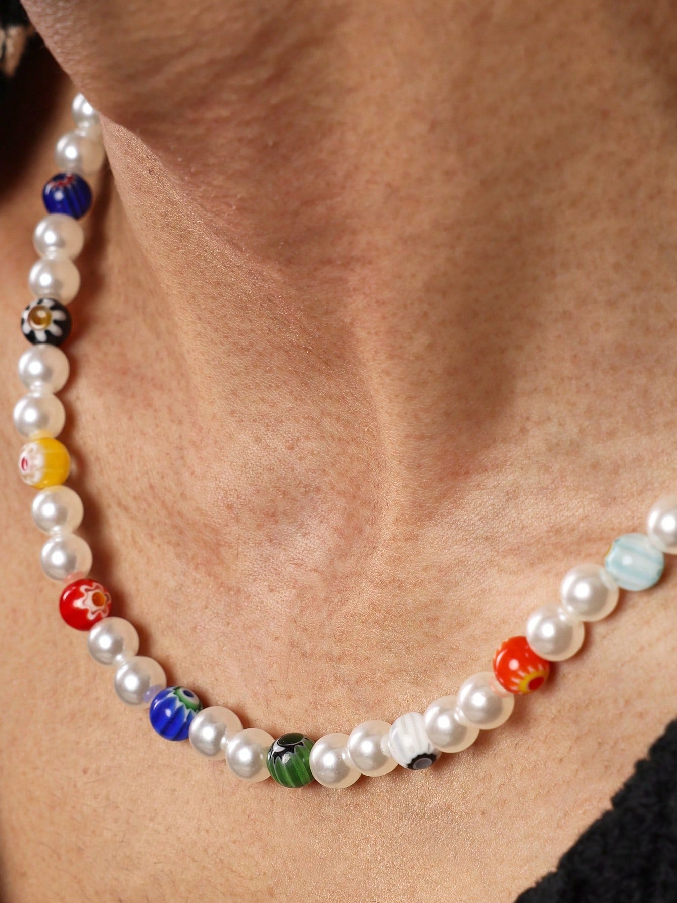 Multi Colour Beaded Necklace