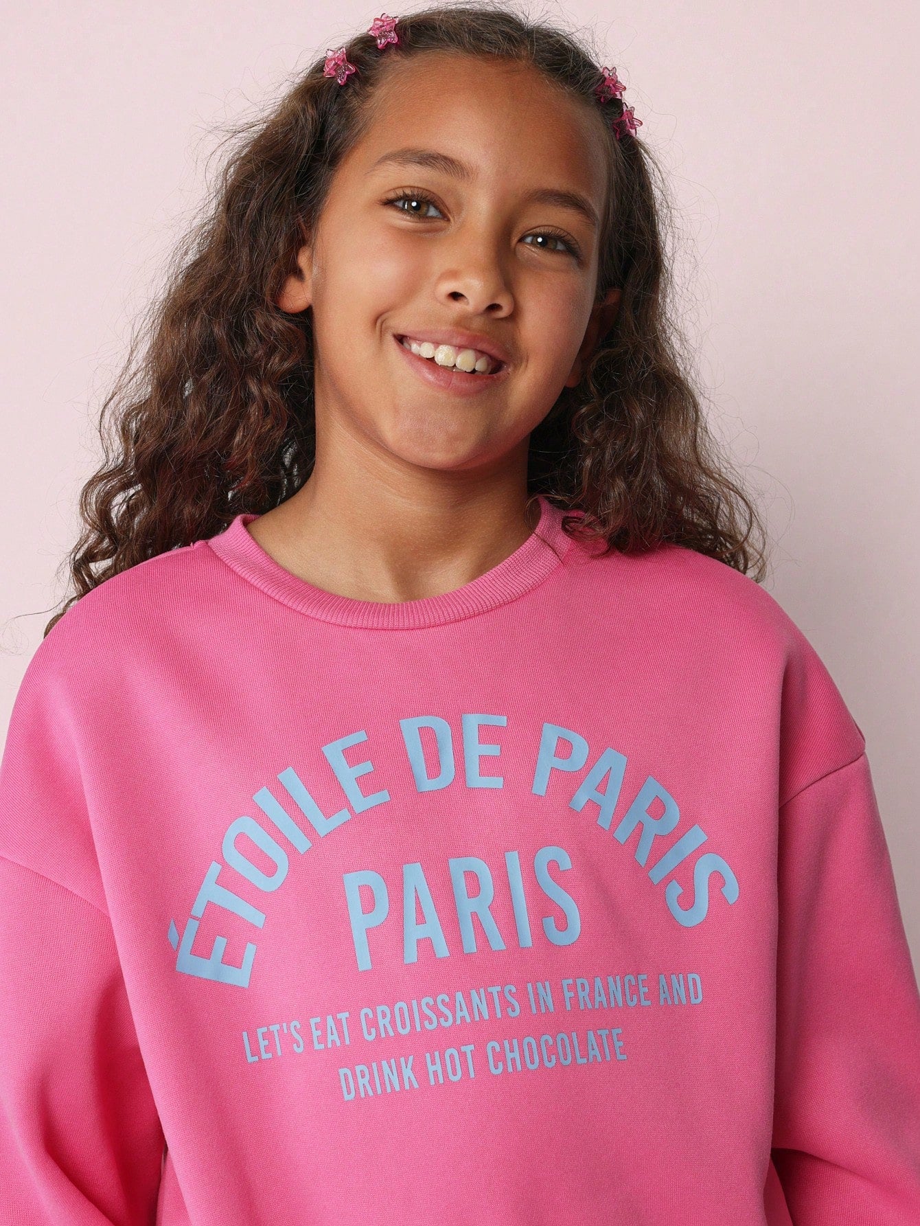 Tween Girls Comfy Vintage Paris Sweatshirt