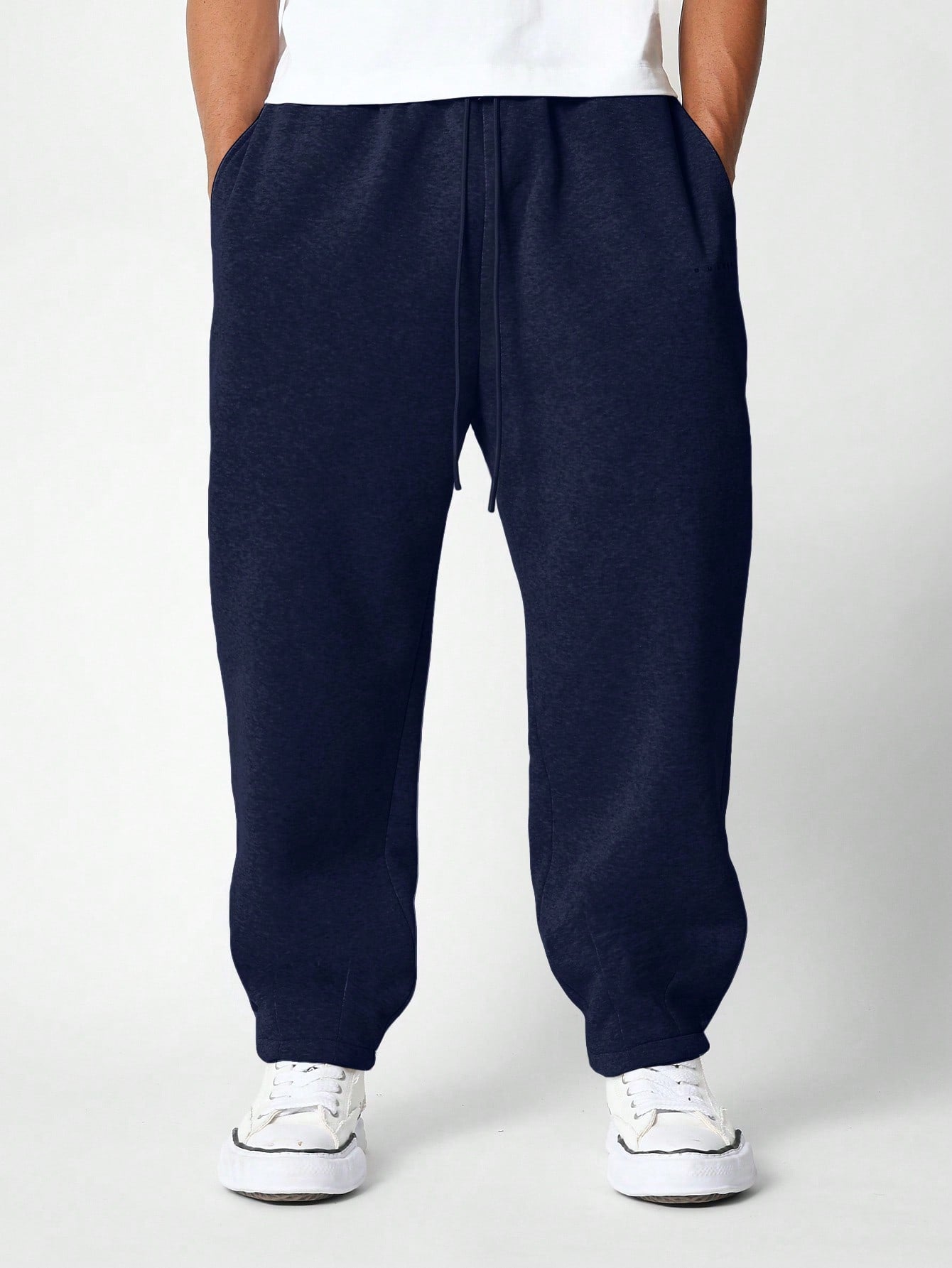 Loose Fit Baggy Jogger With Hem Pleats