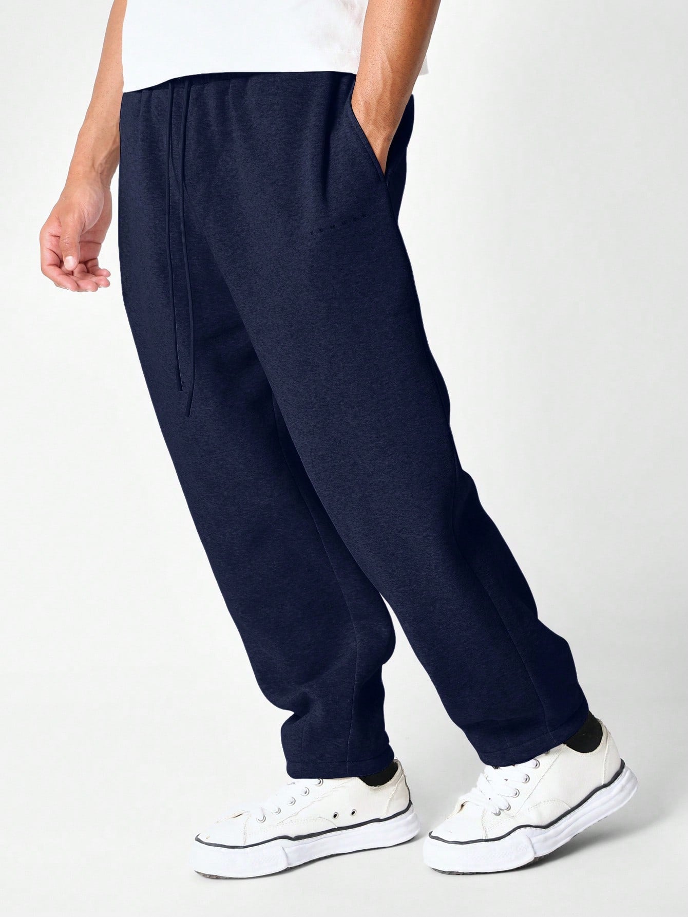 Loose Fit Baggy Jogger With Hem Pleats