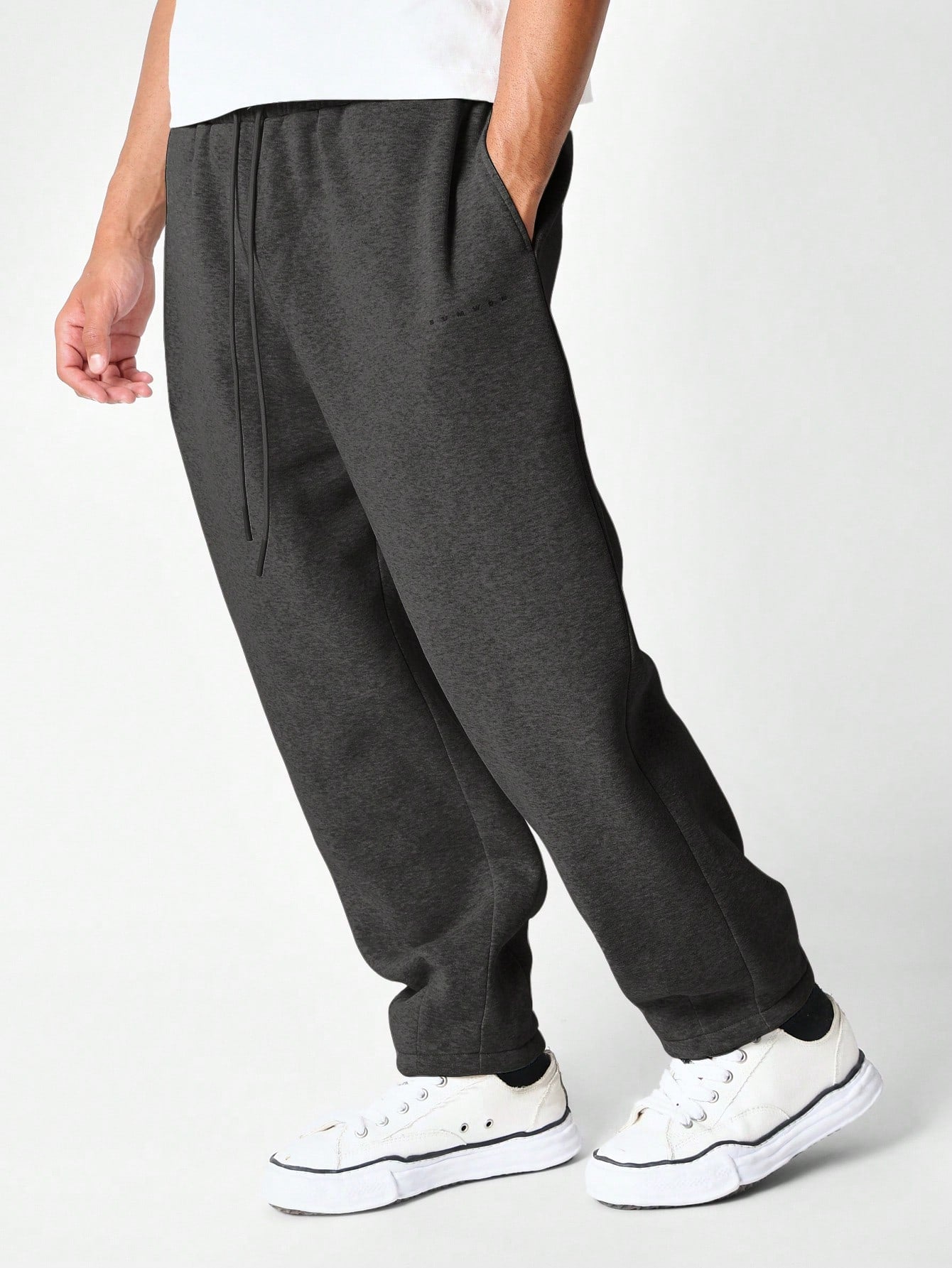 Loose Fit Baggy Jogger With Hem Pleats