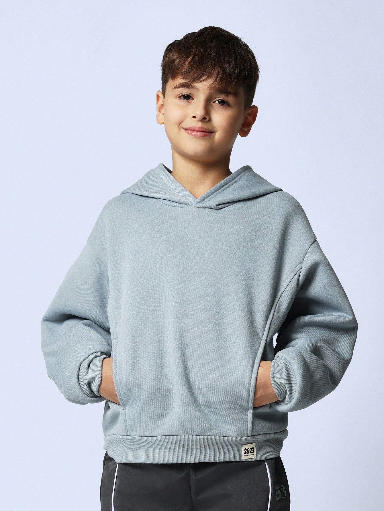 Tween Boys Comfy Regular Fit Seamed Hoodie