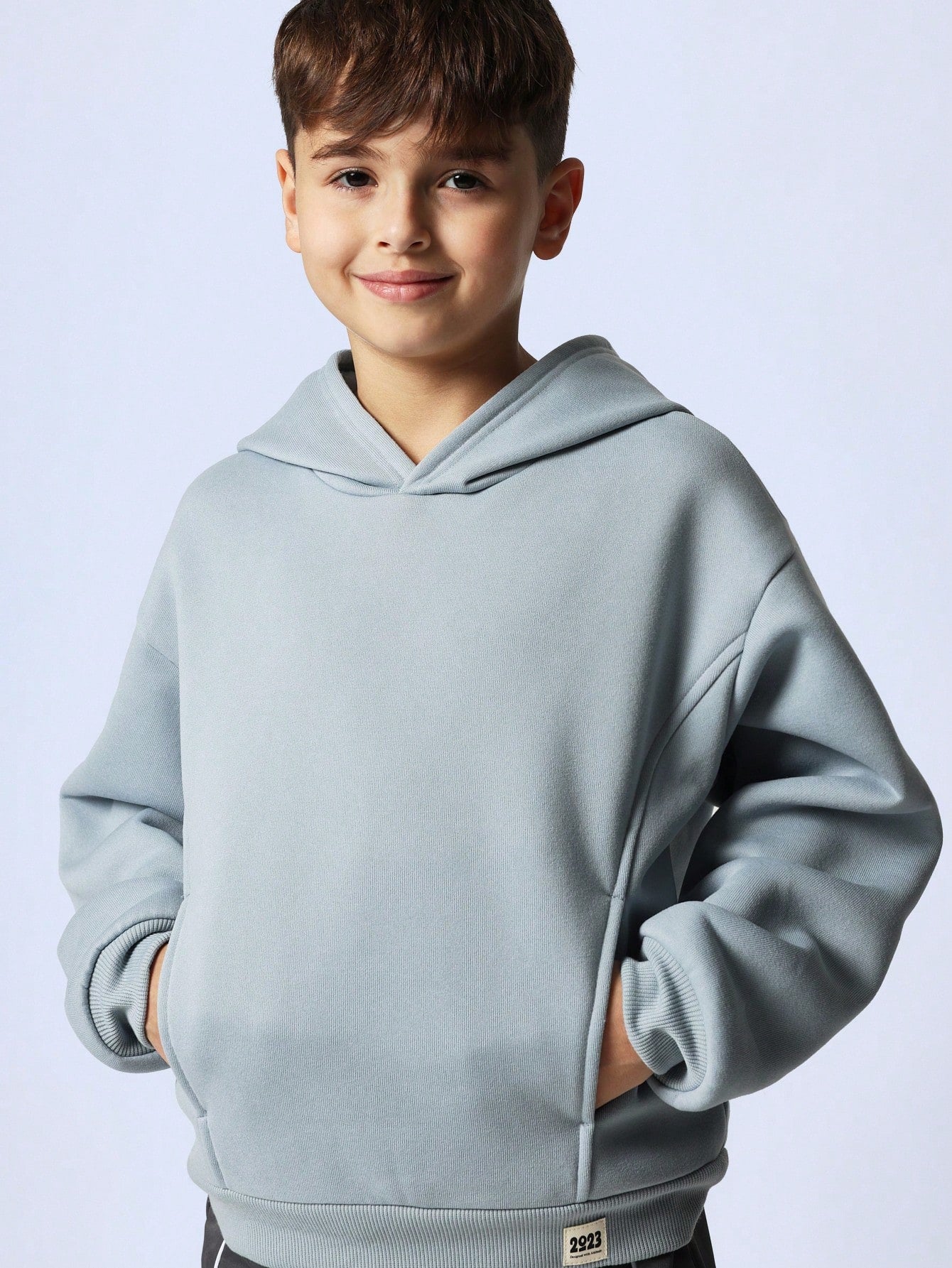 Tween Boys Comfy Regular Fit Seamed Hoodie