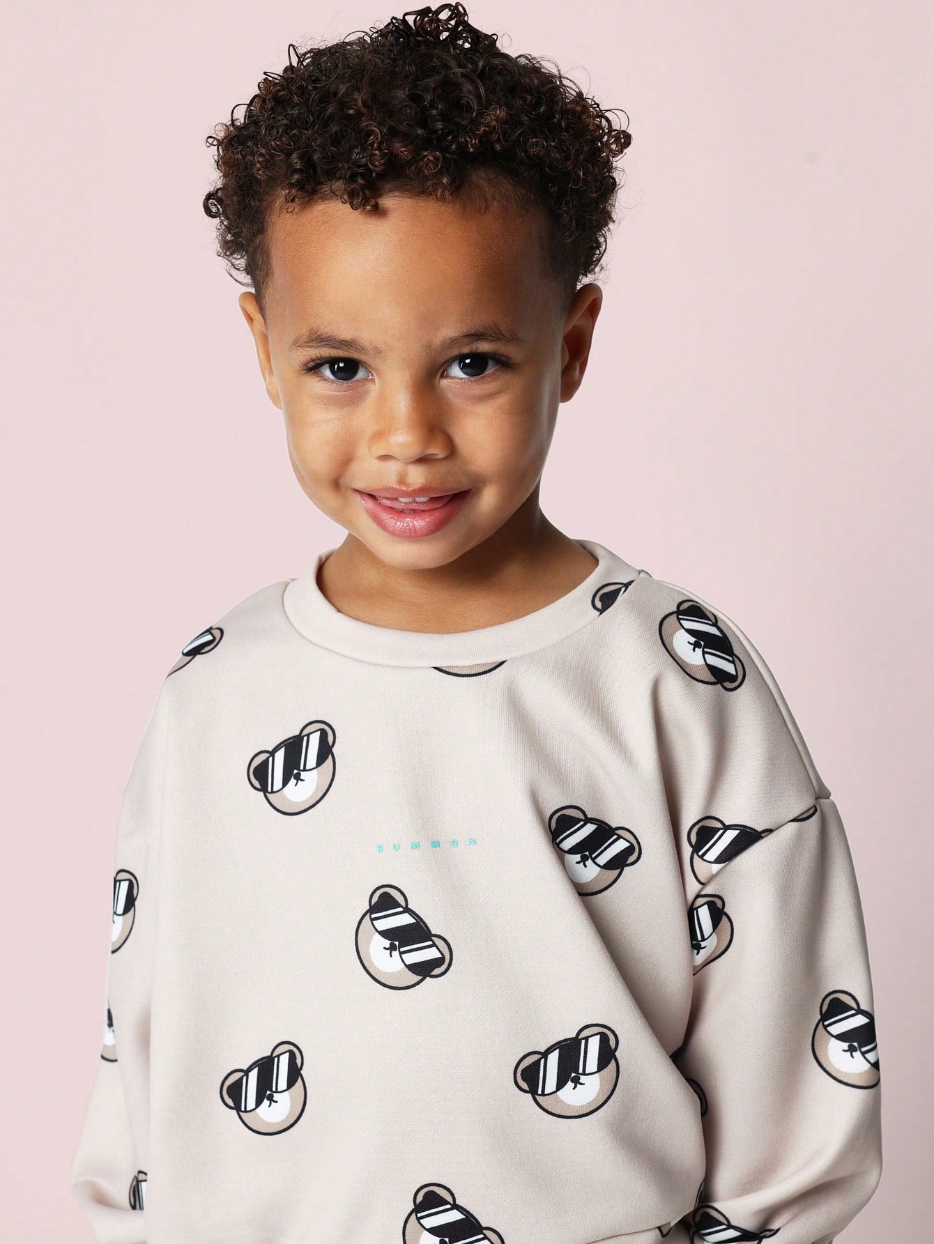 Young Boys Comfy All Over Print Sweatshirt And Jogger 2 Piece Set