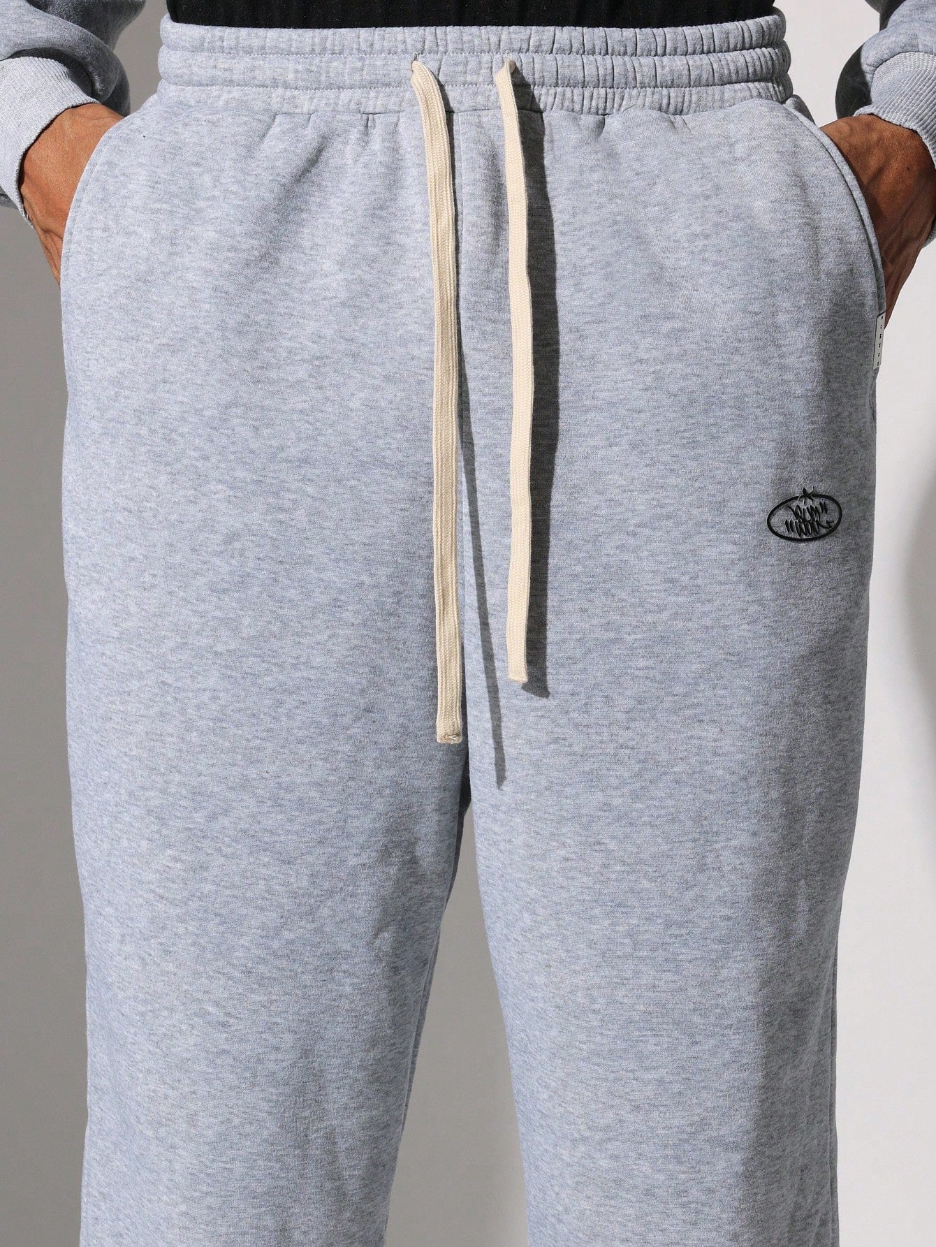 Regular Fit Overhead Hoodie With Kangaroo Pocket And Flare Fit Jogger 2 Piece Set