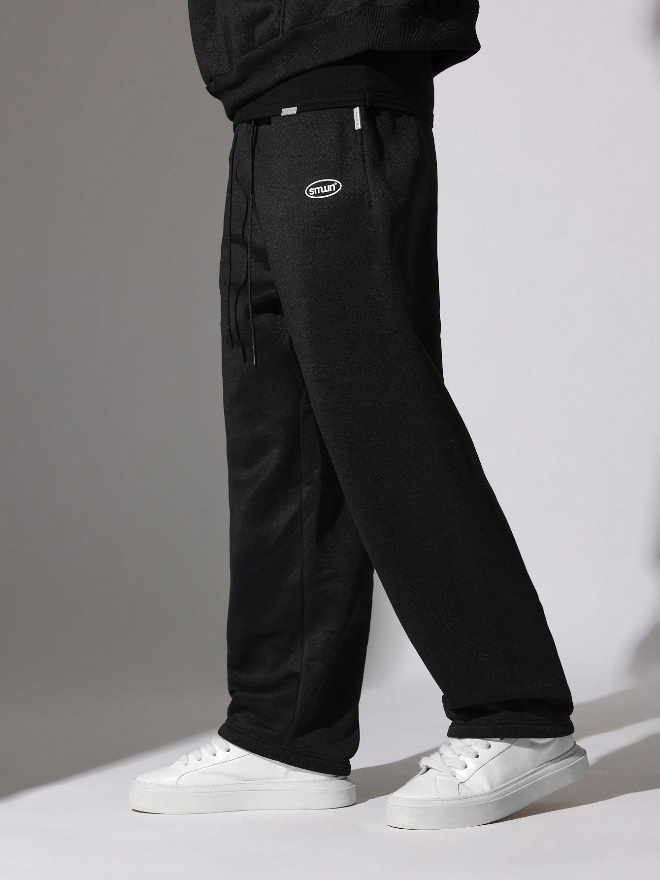 Regular Fit Overhead Hoodie And Drop Crotch Sweatpants 2 Piece Set