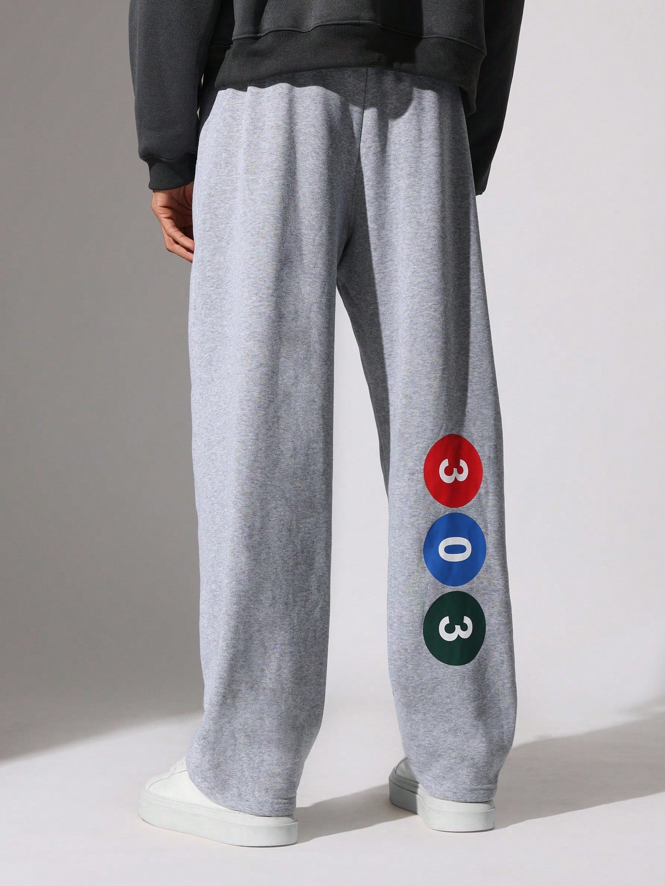 Straight Fit Essential Drop Crotch Sweatpants 2 Piece Set