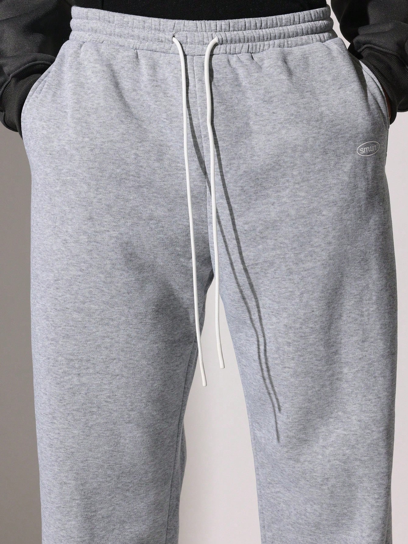 Straight Fit Essential Drop Crotch Sweatpants 2 Piece Set