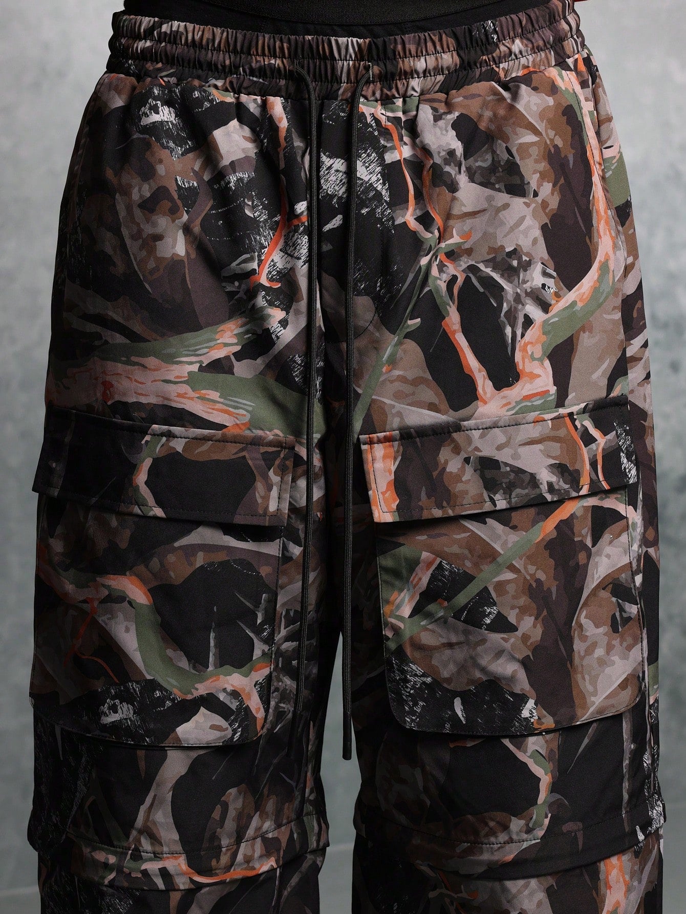 Straight Fit Camo Printed Hybrid Pants