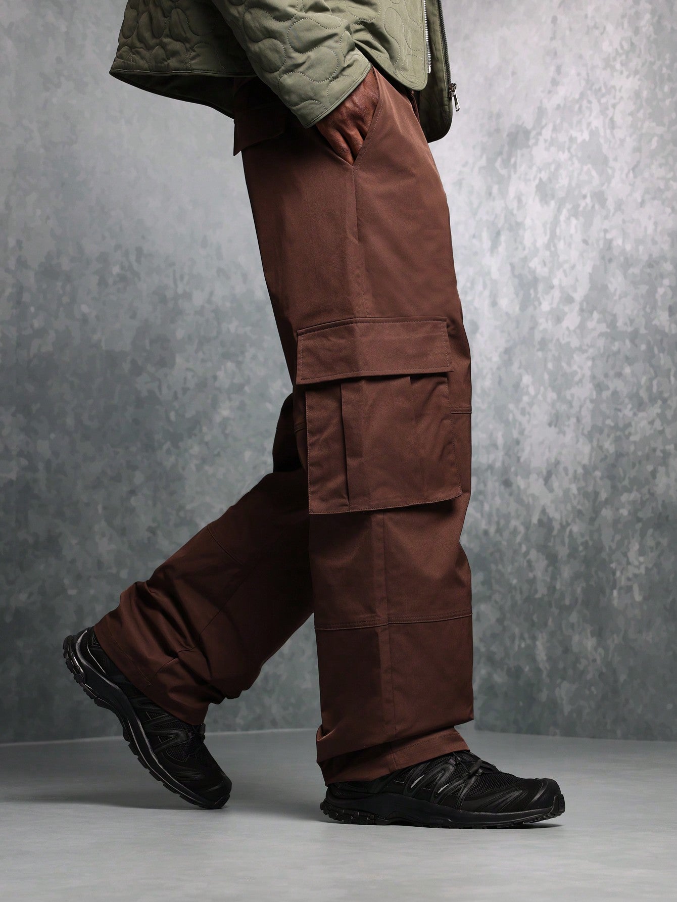 Skater Fit Twill Cargo Pants