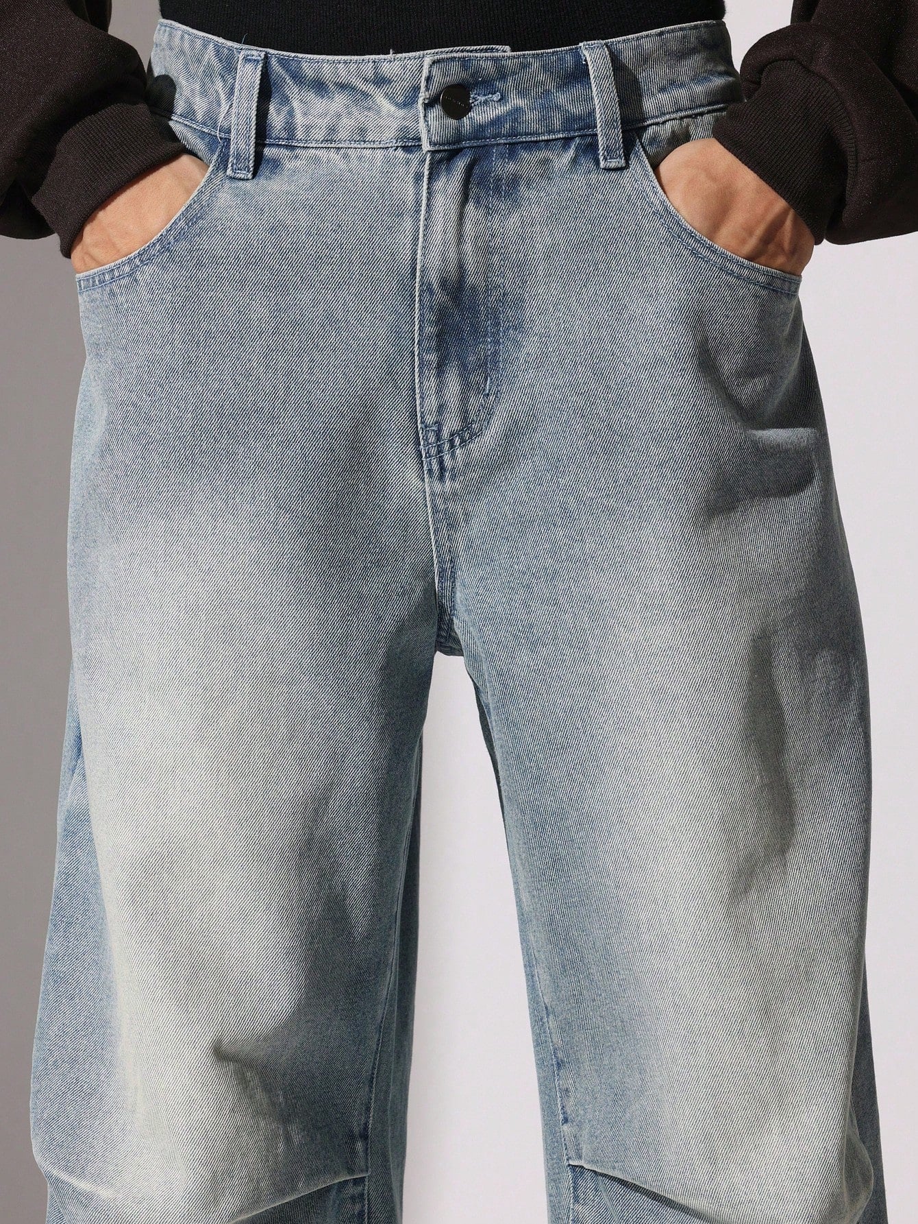 Mid Wash Parachute Skater Fit Jean