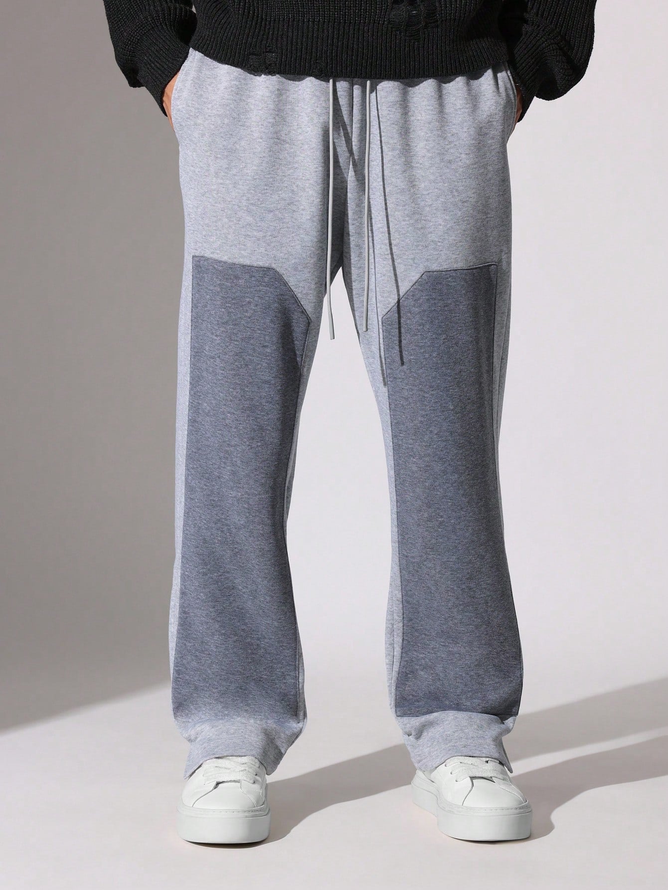 Straight Fit Carpenter Sweatpants With Drawstrings