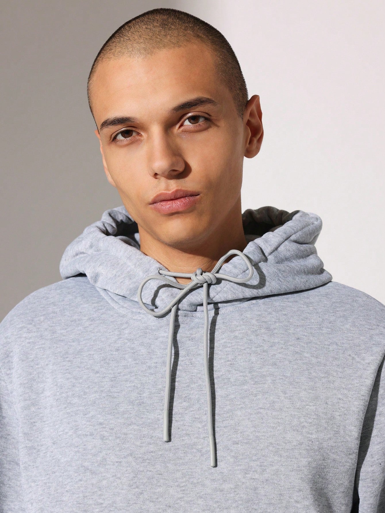 Crop Fit Overhead Essential Hoodie