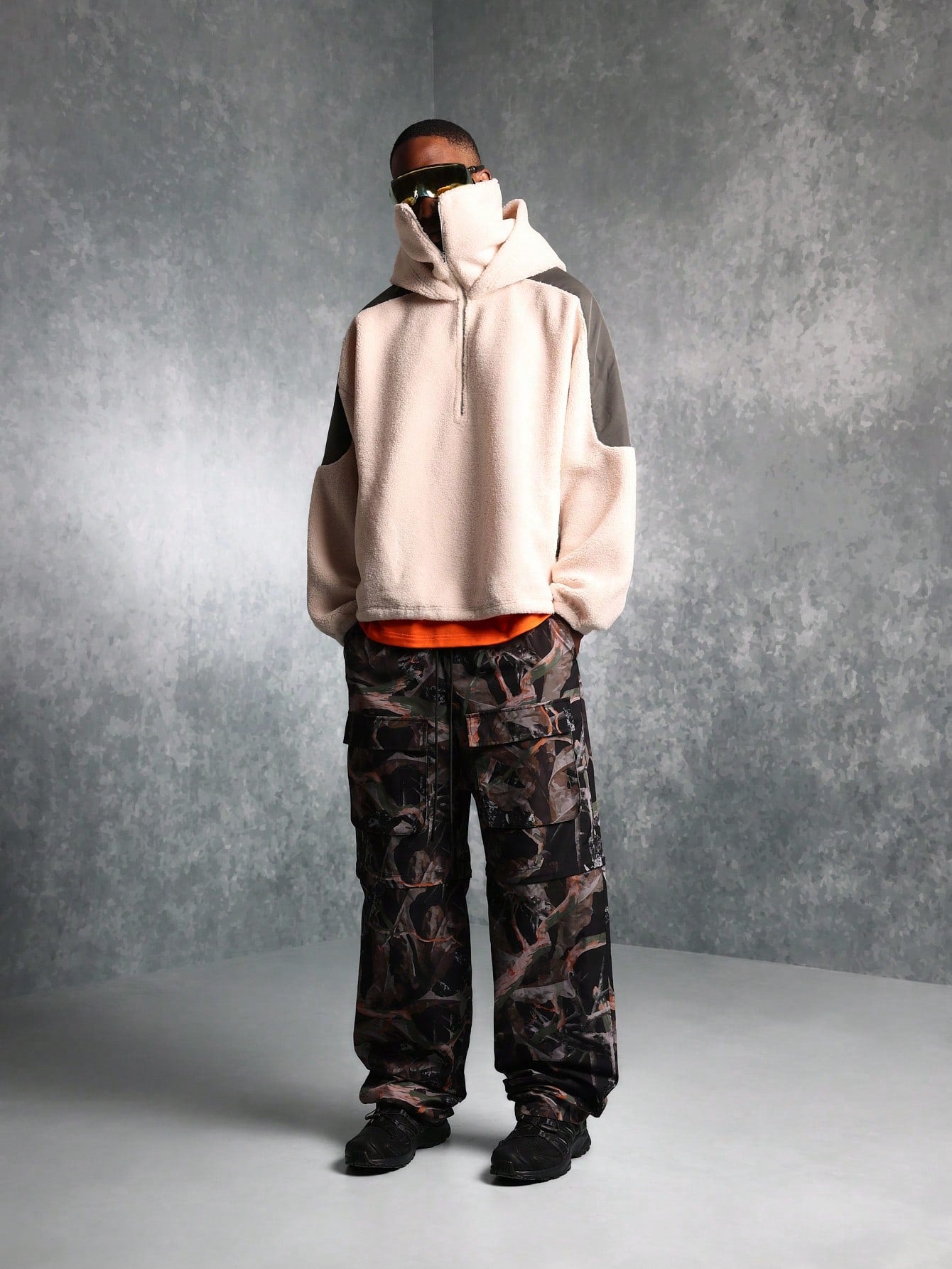 Straight Fit Camo Printed Hybrid Pants