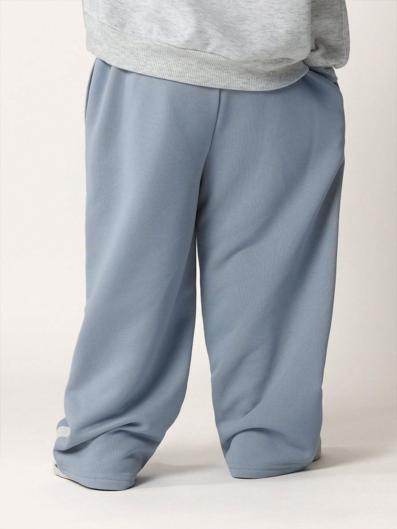 Young Boys Comfy Drop Crotch Sweatpants With Graphic Print & Drawstring