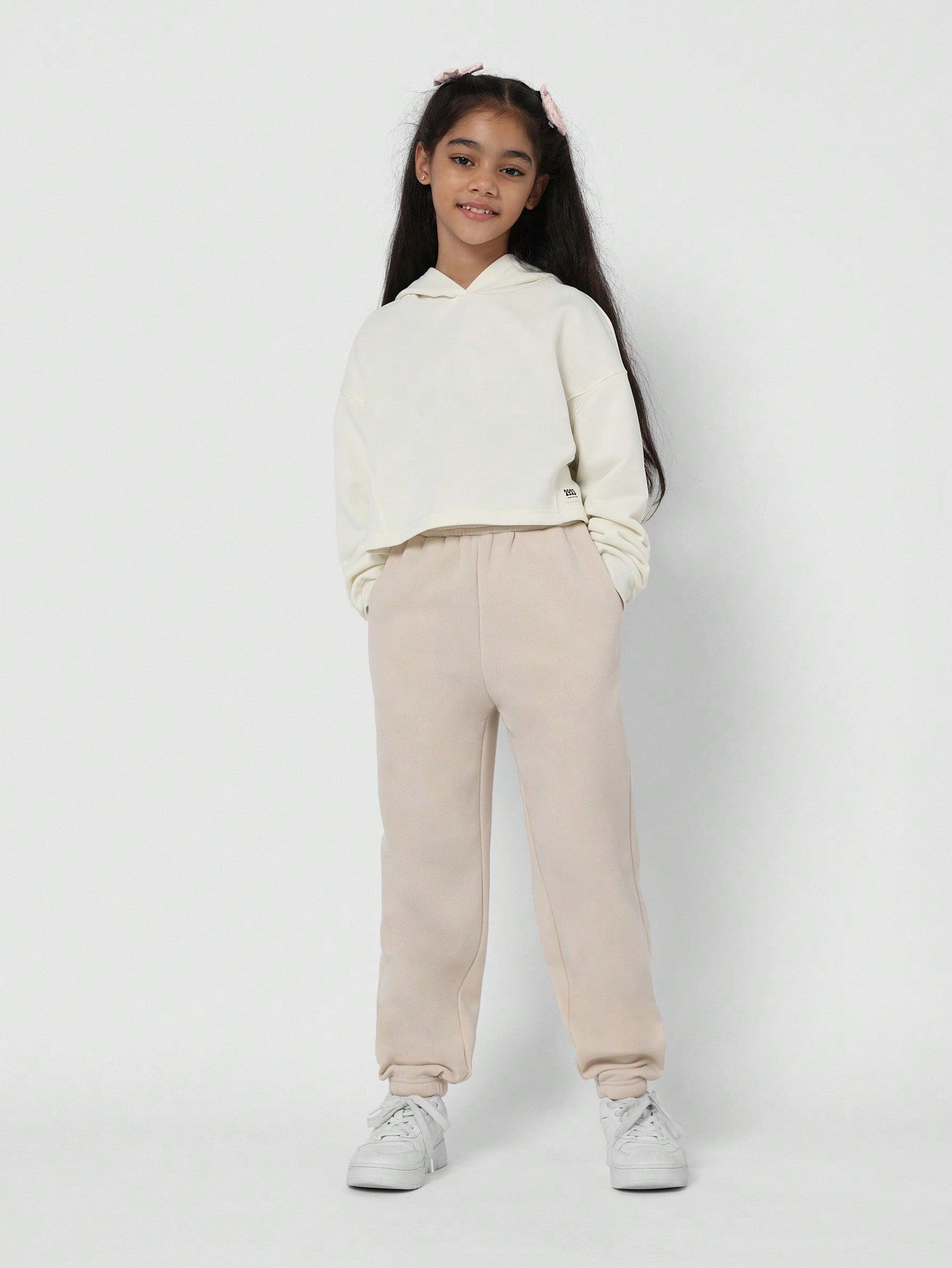 Tween Girls Comfy Slim Fit Elastic Waistband Essential 90'S Jogger