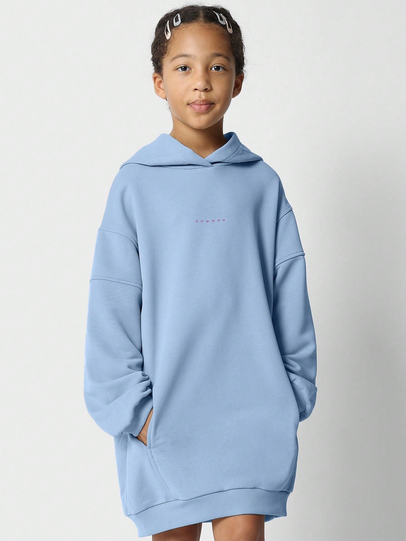 Tween Girls Overhead Hoodie Dress