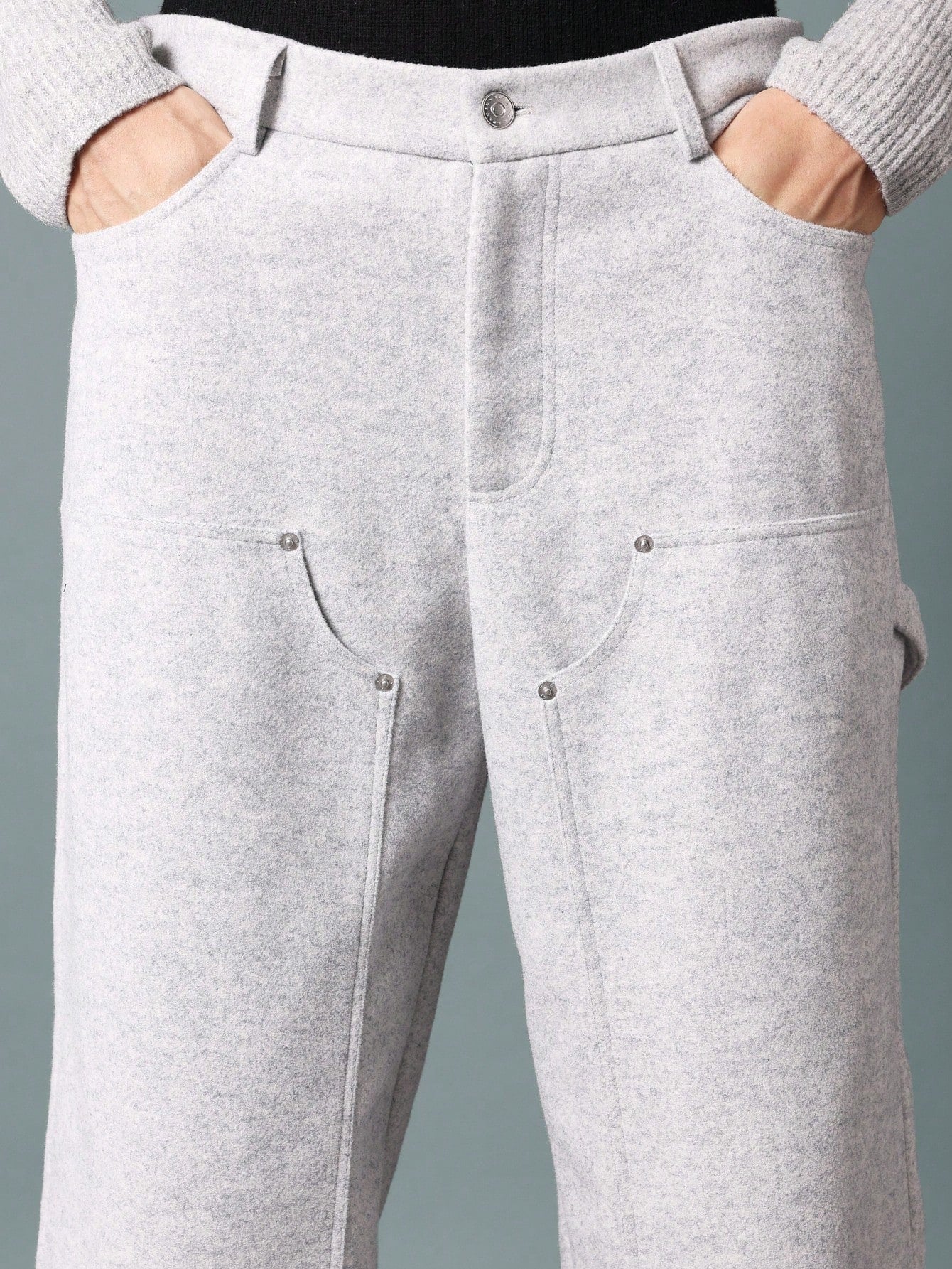 Straight Fit Carpenter Jean Style Sweatpants