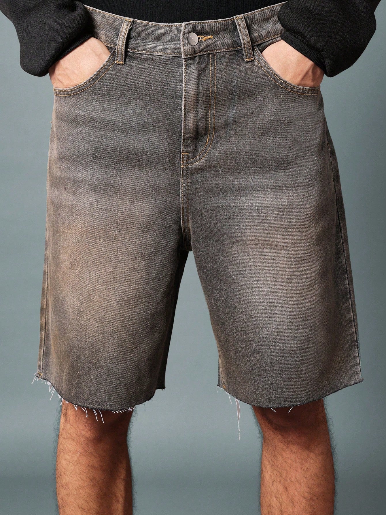 Slim Fit Denim Short