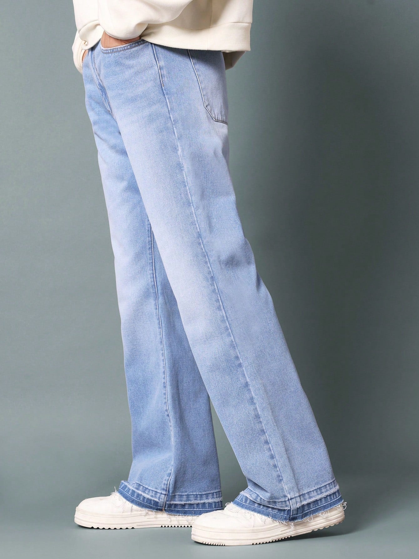 Flare Fit Washed Jean