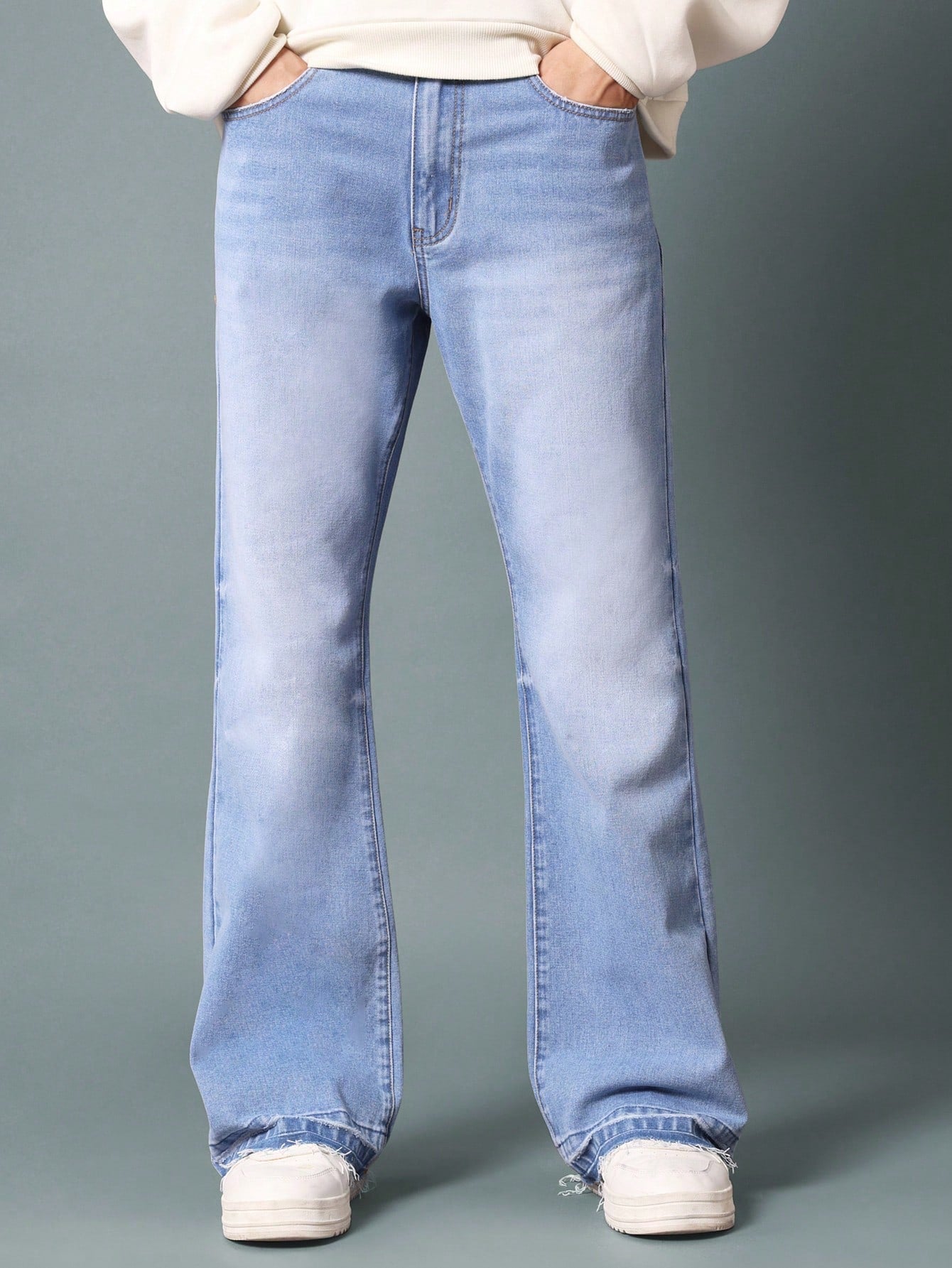 Flare Fit Washed Jean