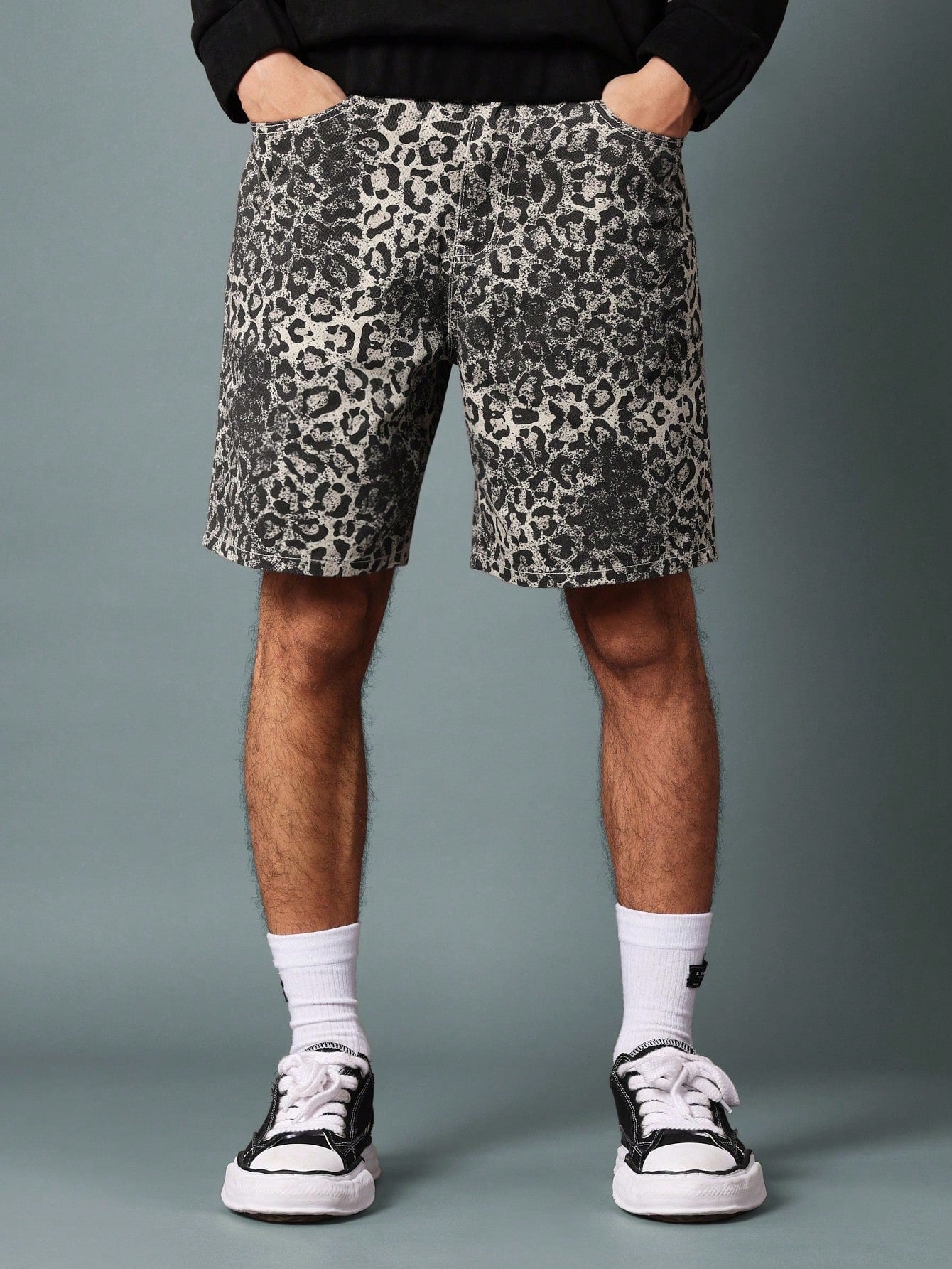 Leopard Printed Bermuda Short