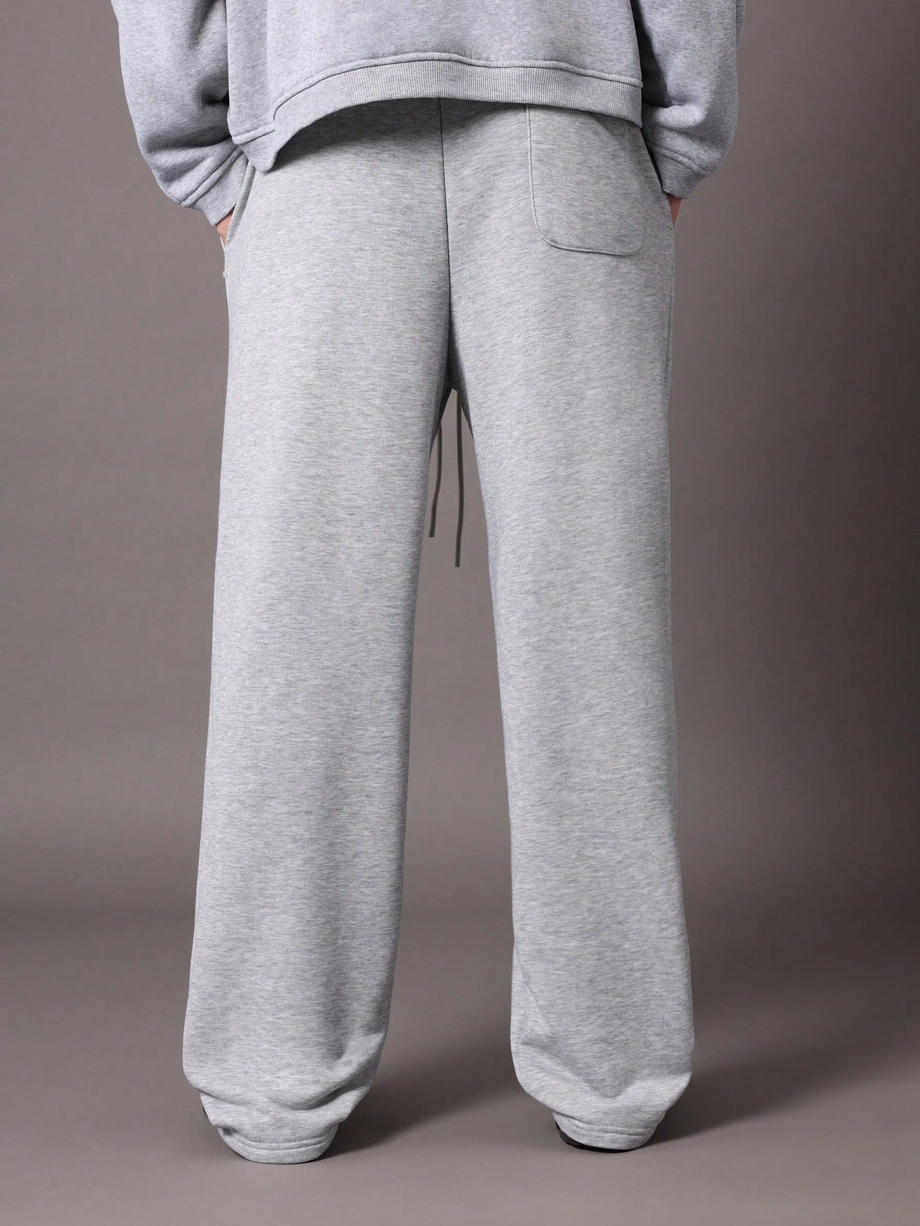 Drop Crotch Summer Weight Loopback Sweatpants With Logo