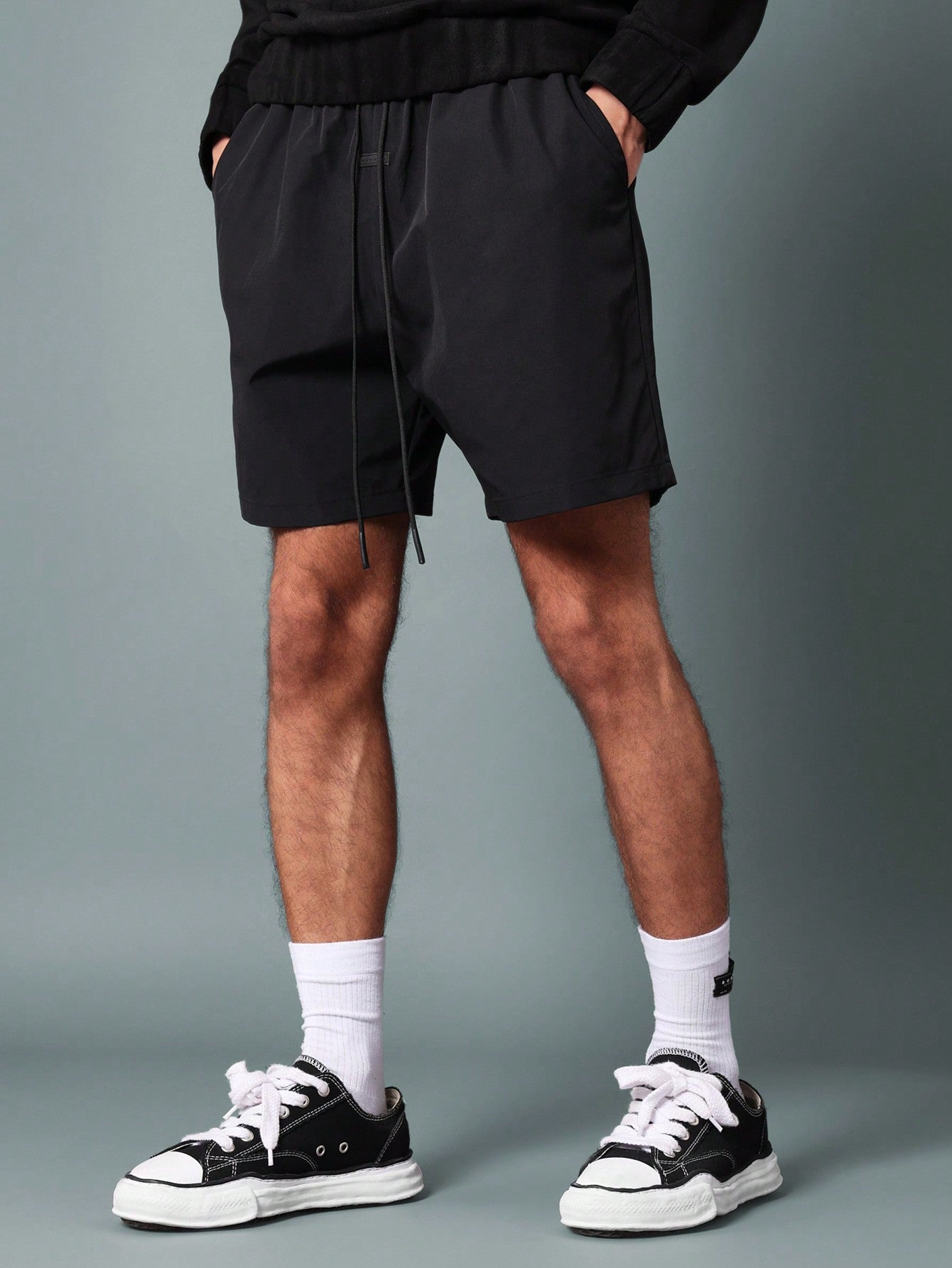 Drop Crotch Nylon Shorts