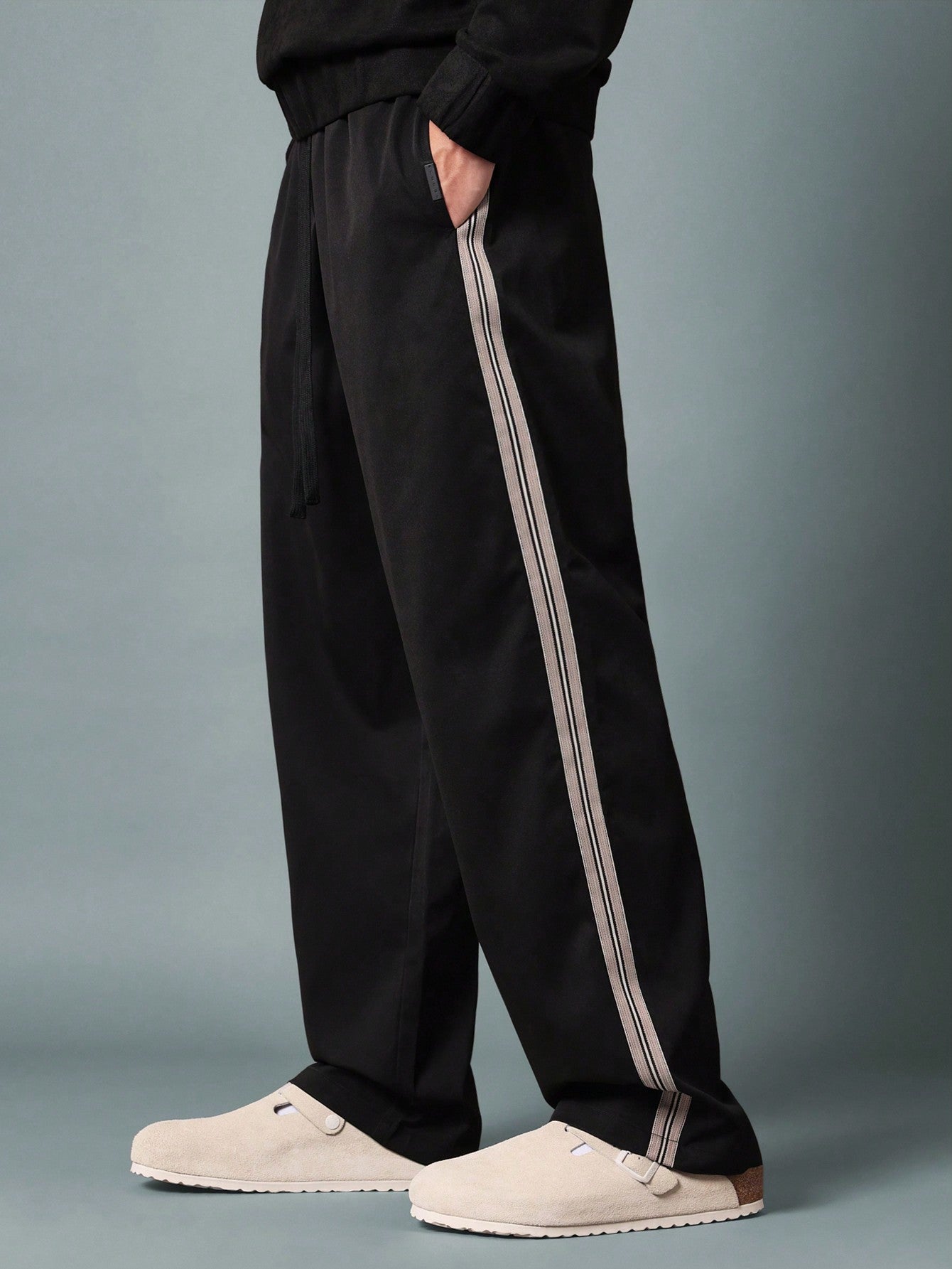 Skater Fit Side Tape Pants