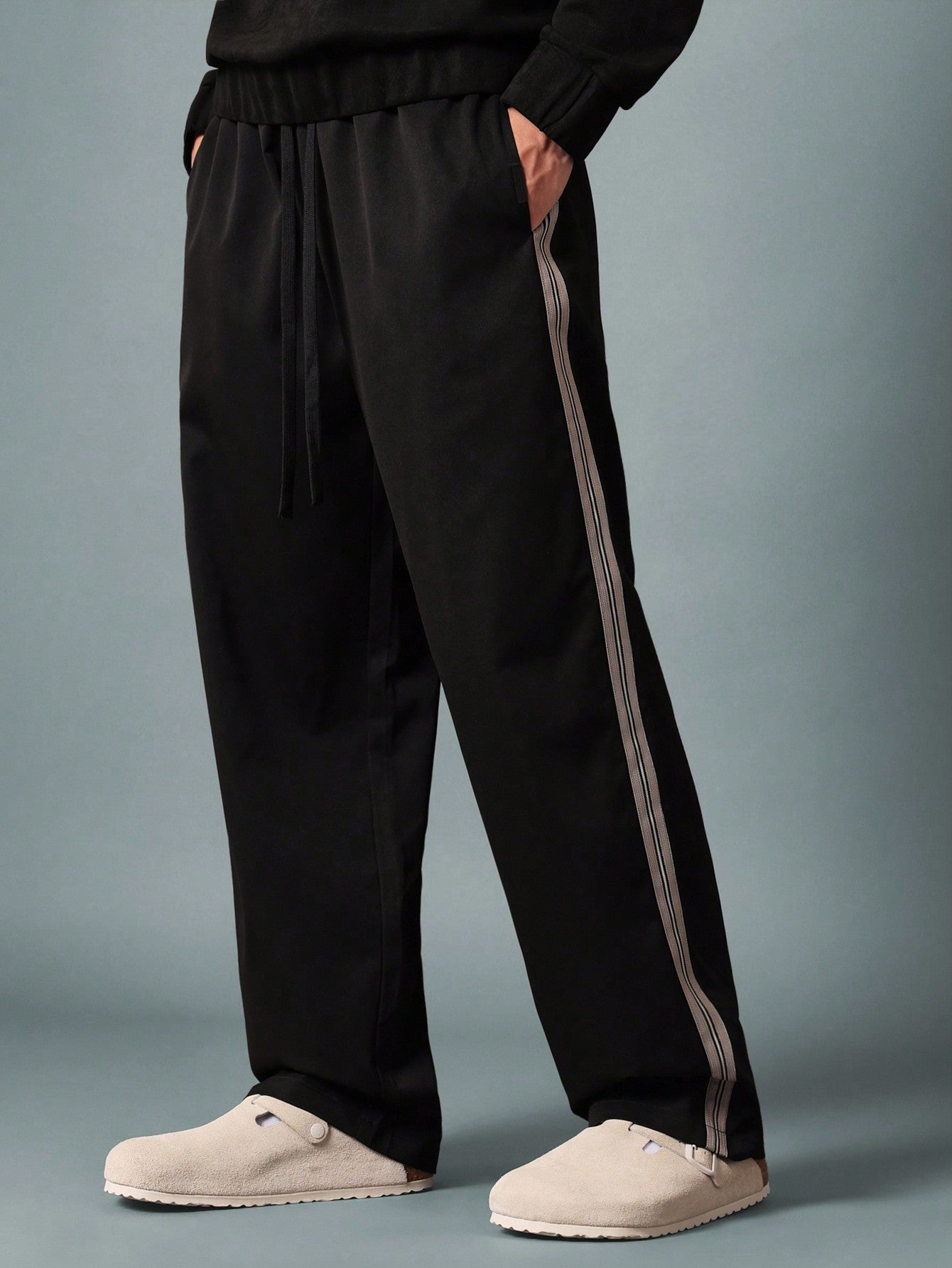 Skater Fit Side Tape Pants