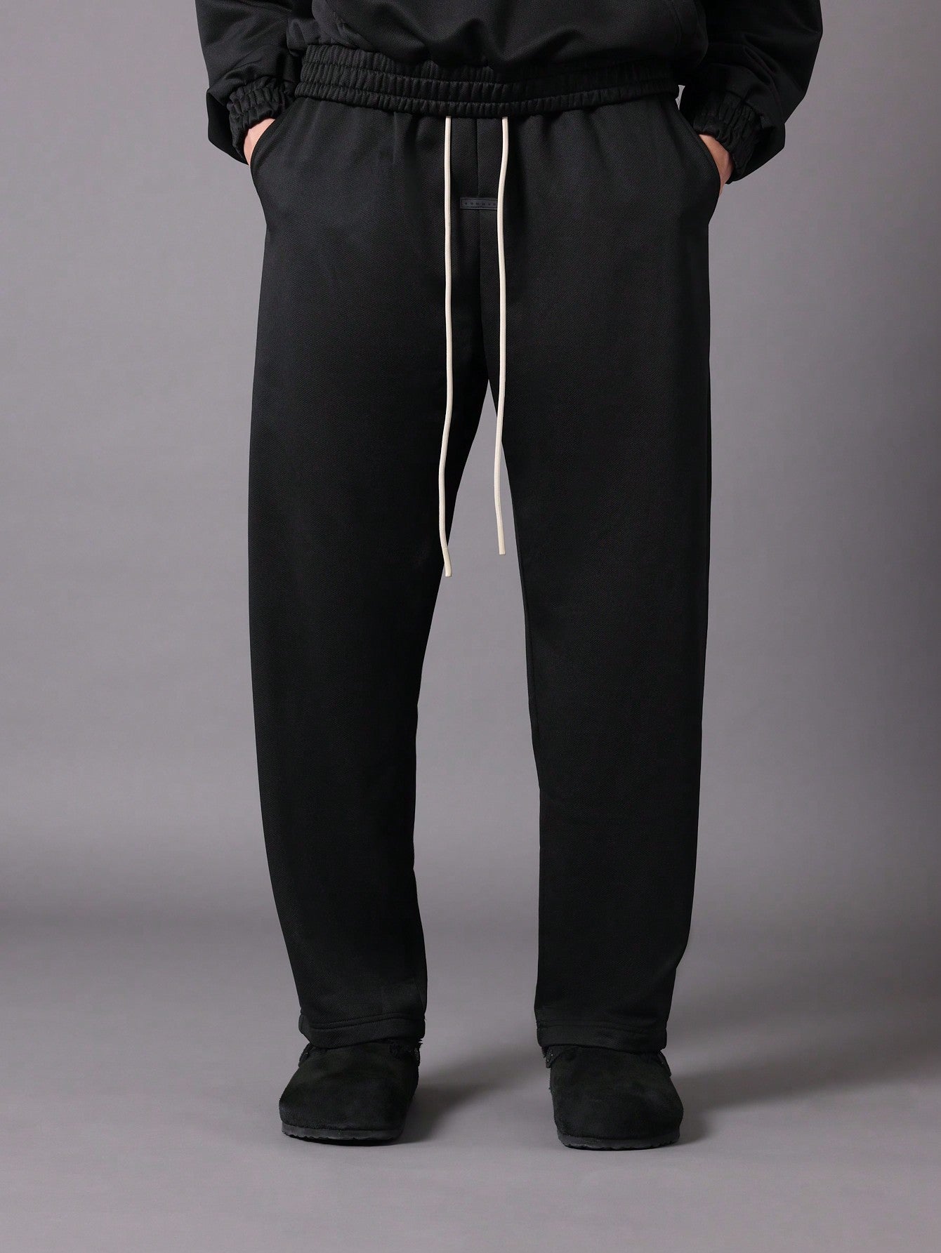 Crop Fit Overhead Hoodie And Barrel Fit Sweatpants With Drawstrings 2 Piece Set