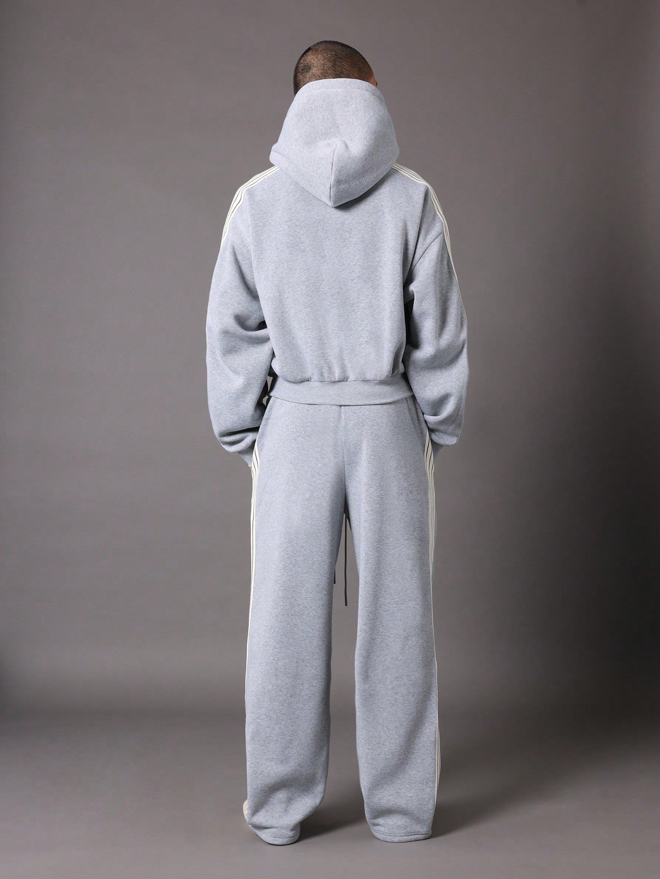 Regular Fit Hoodie And Straight Leg Drop Crotch Jogger 2 Piece Set