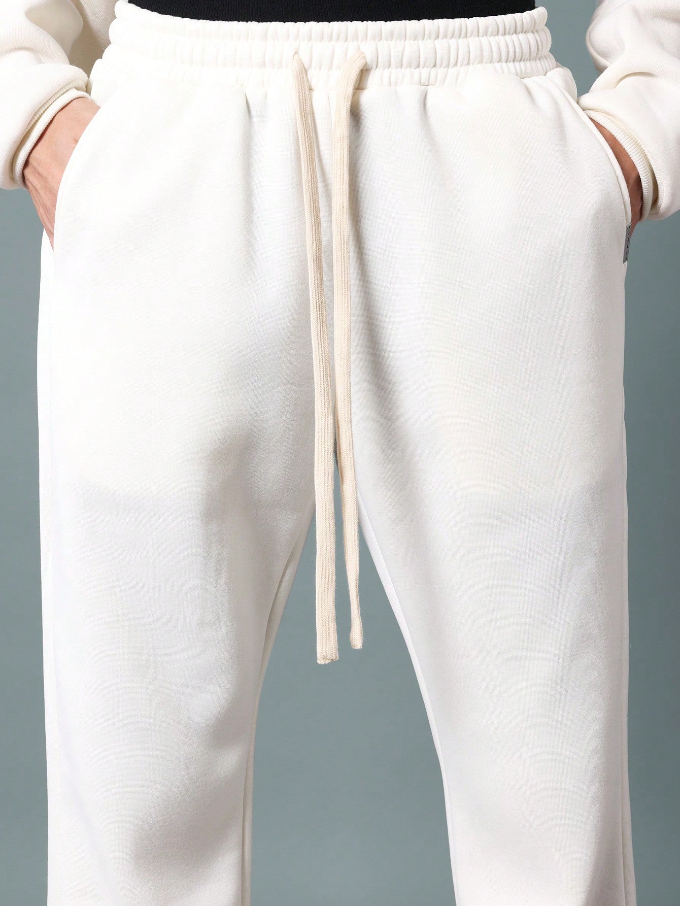 Flare Fit Sweatpants With Drawcords