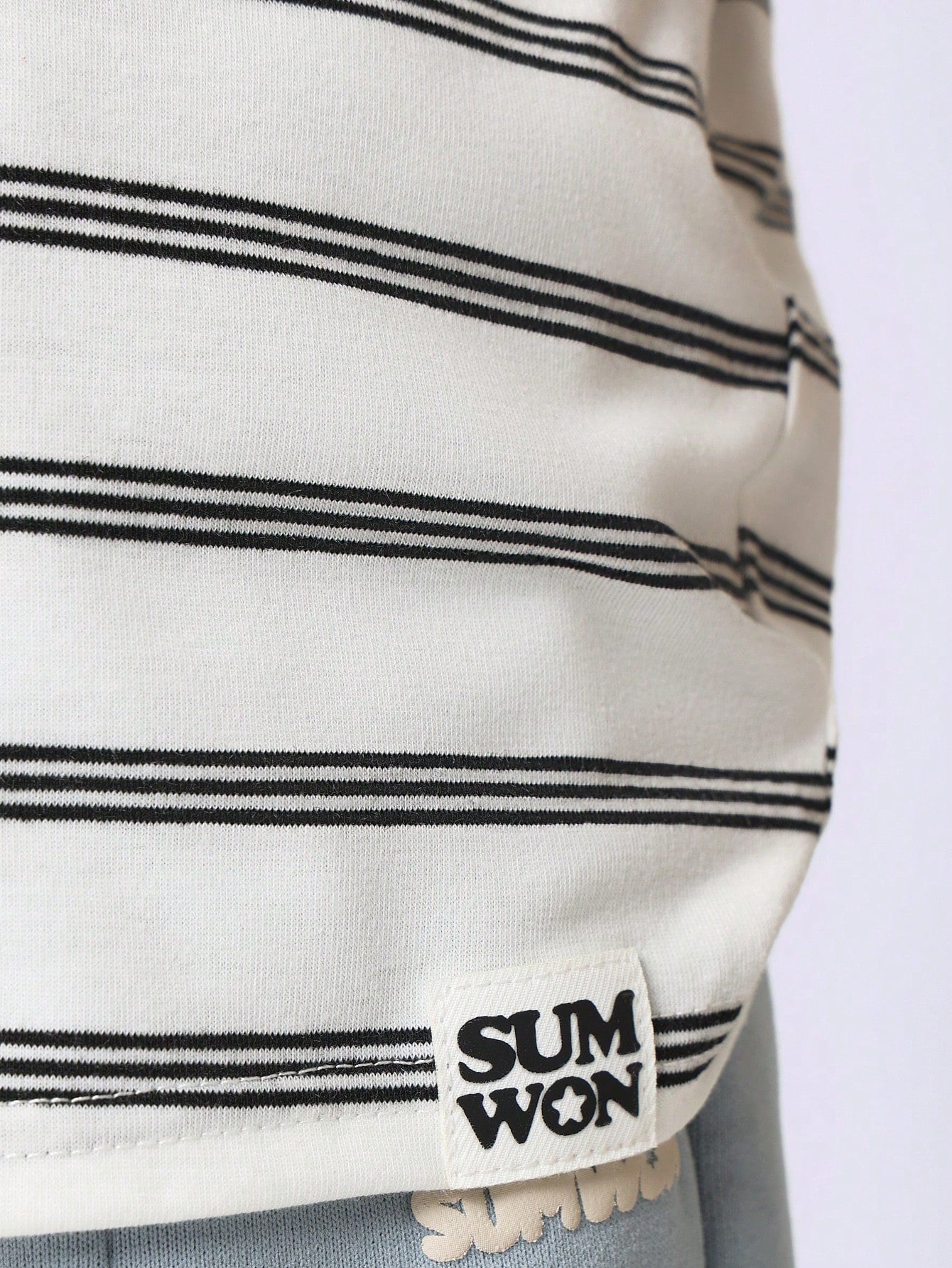 Young Boys Comfy Regular Short Sleeve Stripe T-Shirt