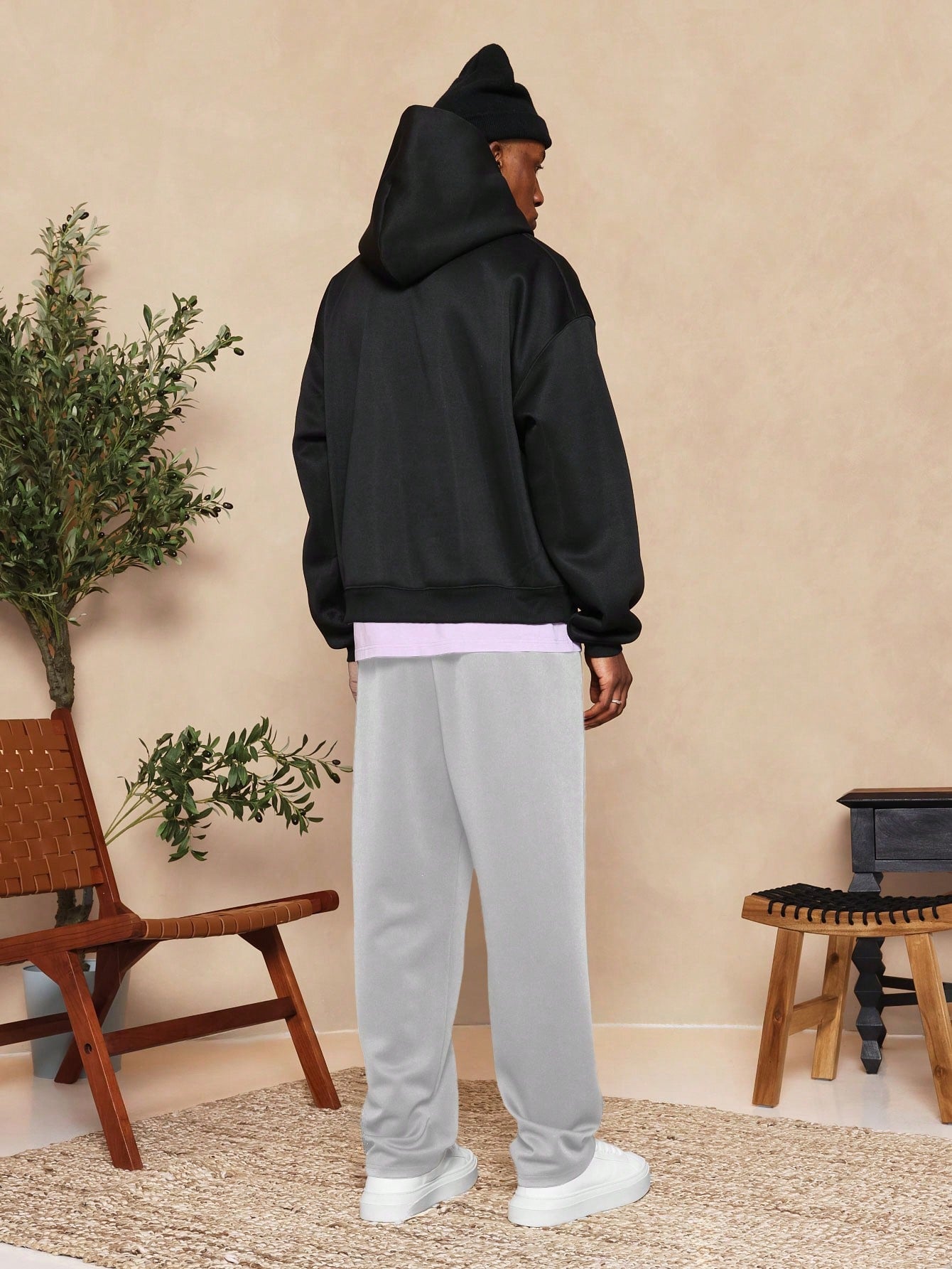 Straight Fit Essential Jogger With Pintuck Detail