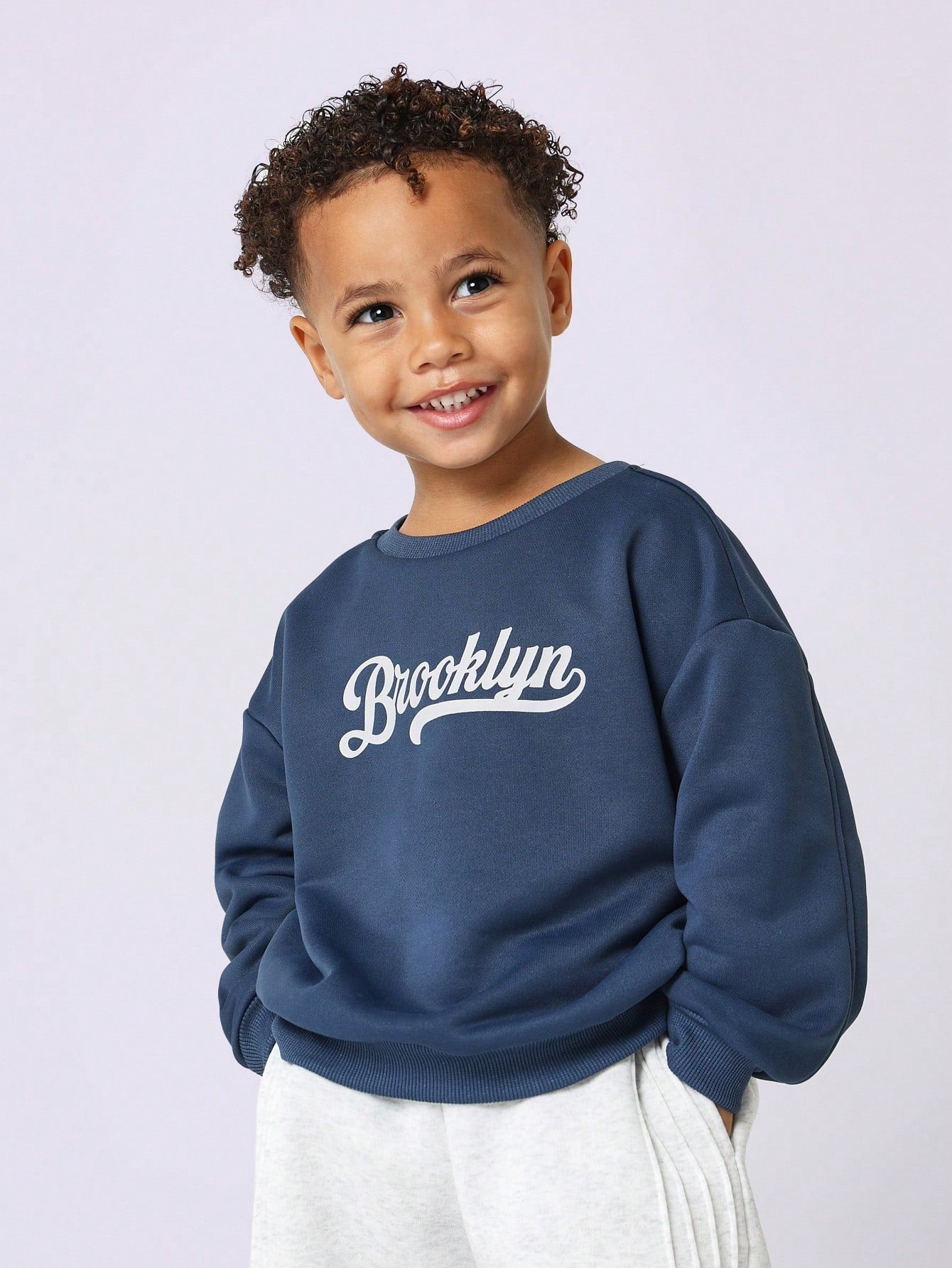 Young Boys Comfy Brooklyn Graphic Print Sweatshirts