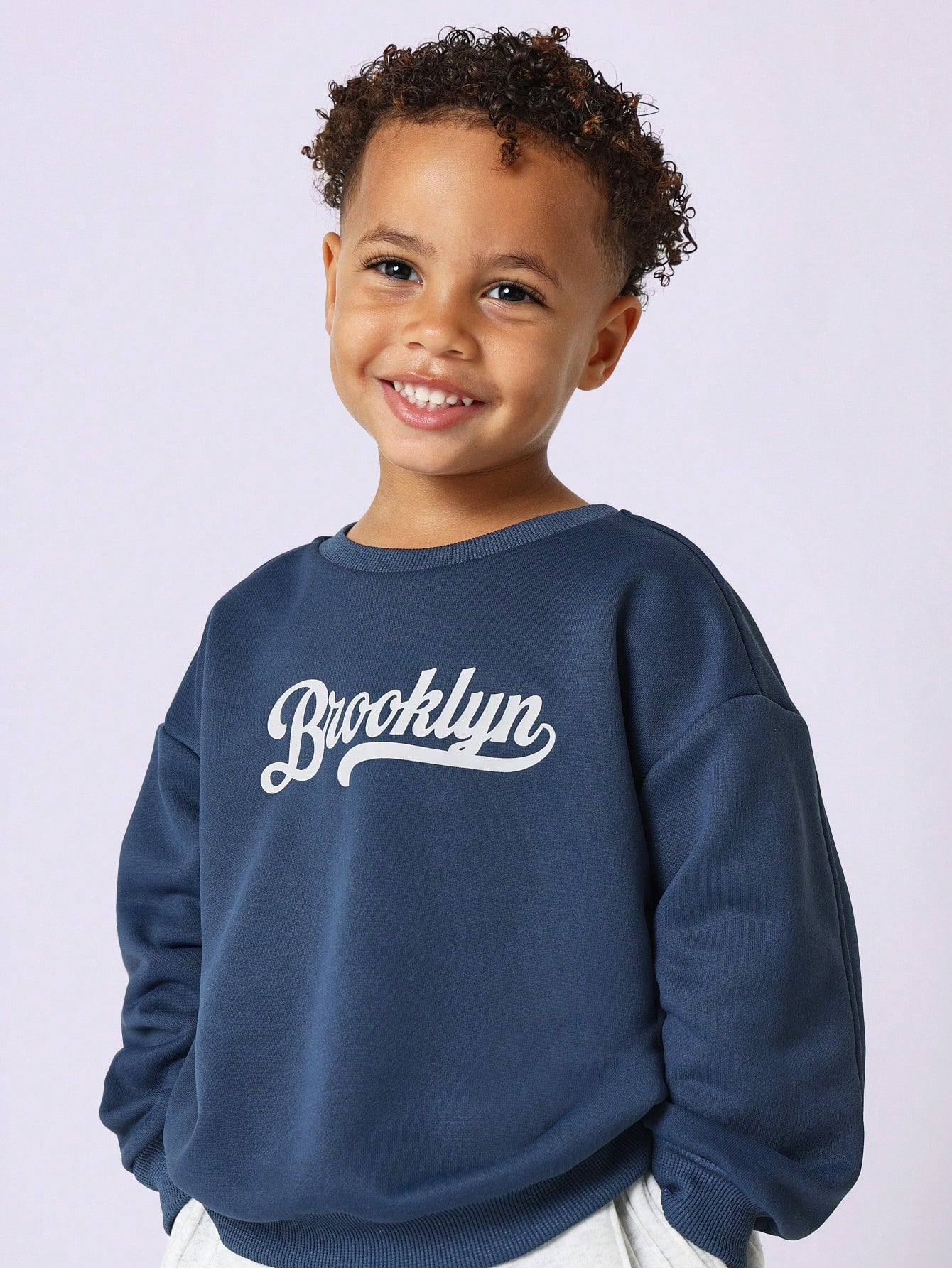 Young Boys Comfy Brooklyn Graphic Print Sweatshirts