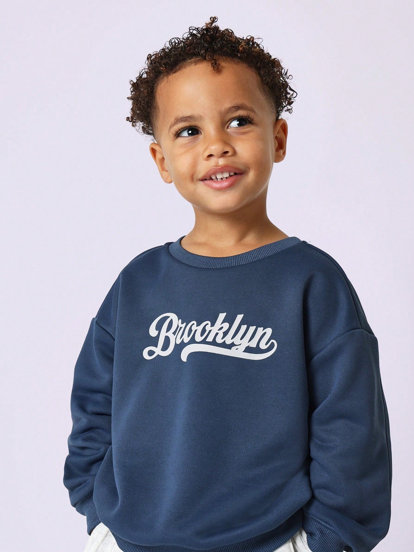 Young Boys Comfy Brooklyn Graphic Print Sweatshirts