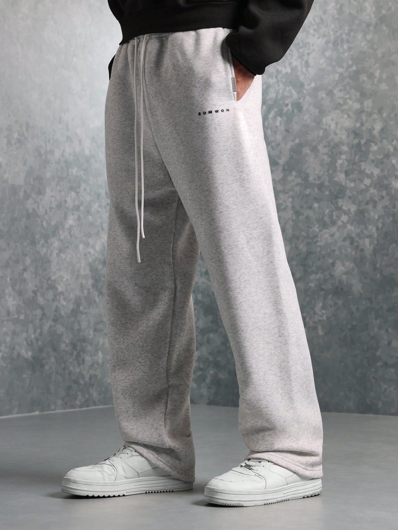 Drop Crotch Jogger With Contrast Drawcords