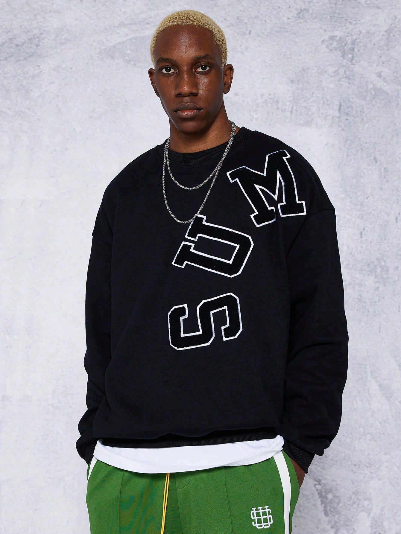 Sweatshirt With Logo Applique