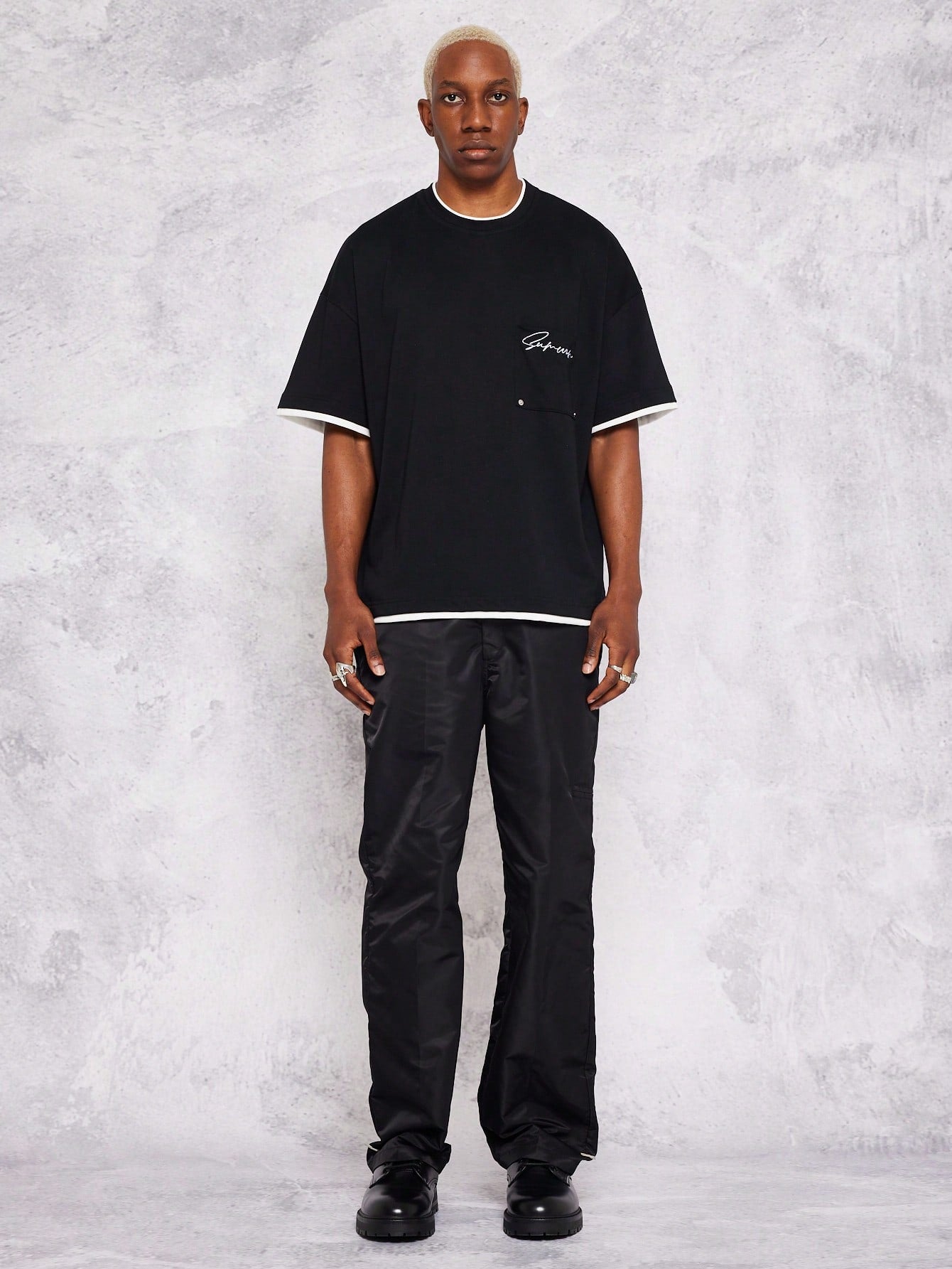 Heavyweight Double Layer Pocket Tee College Ready