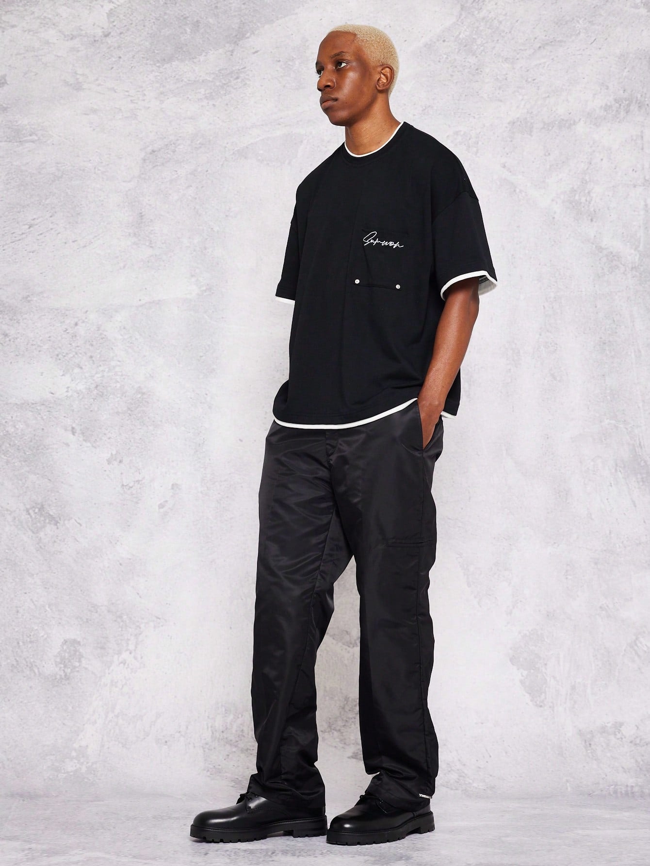 Heavyweight Double Layer Pocket Tee