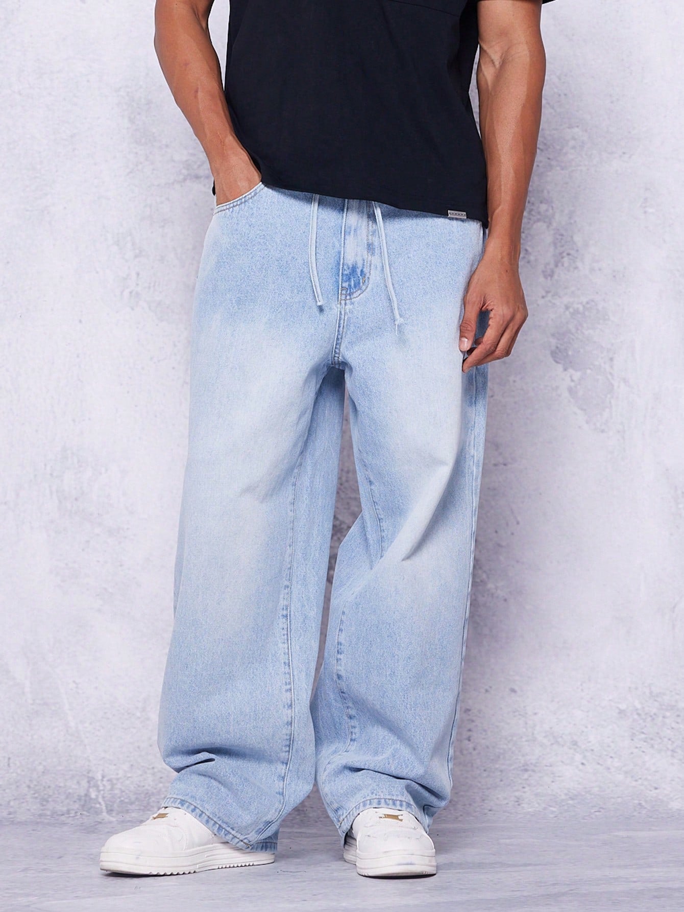 Loose Fit Baggy Men Jean