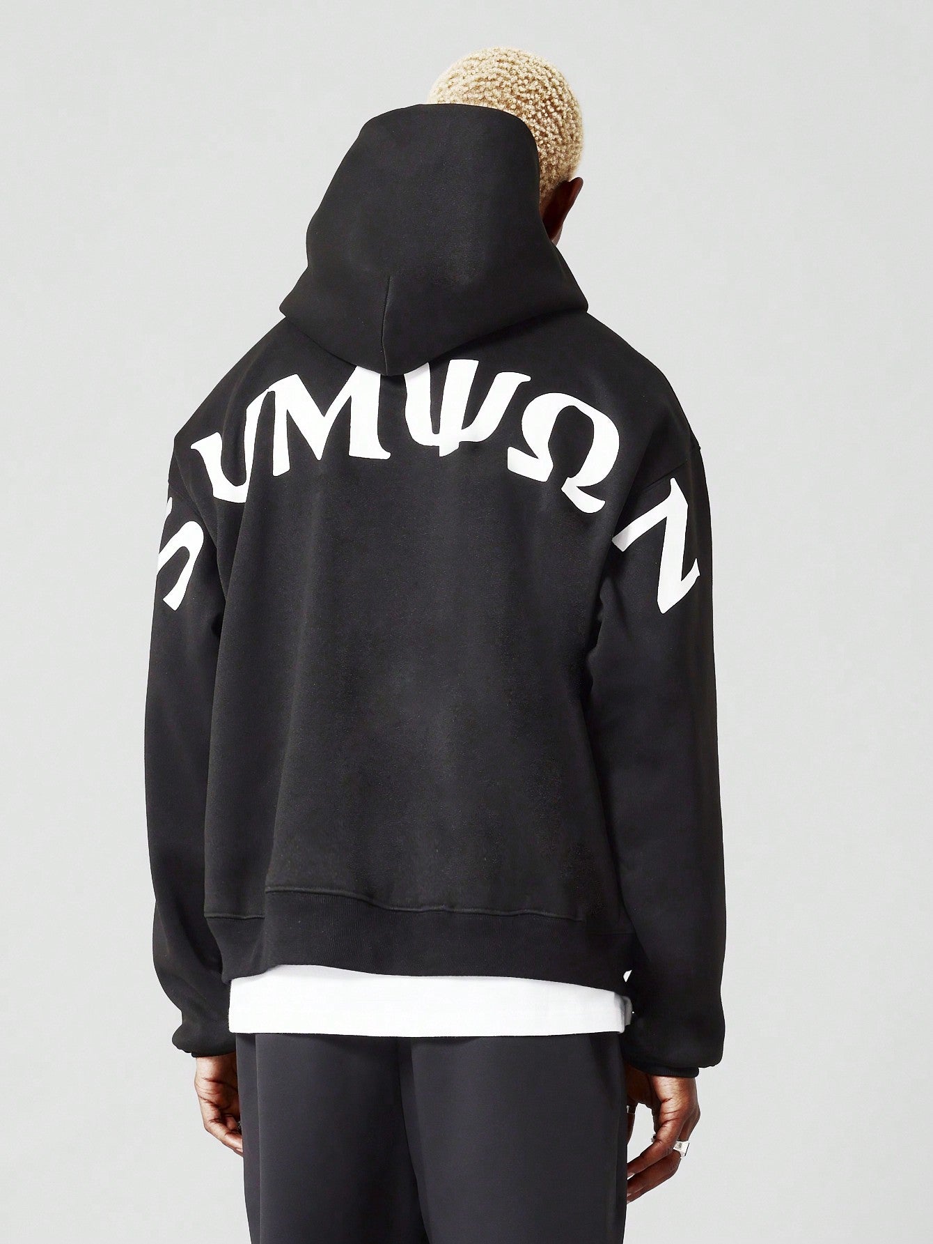 Overhead Hoodie With Back Print